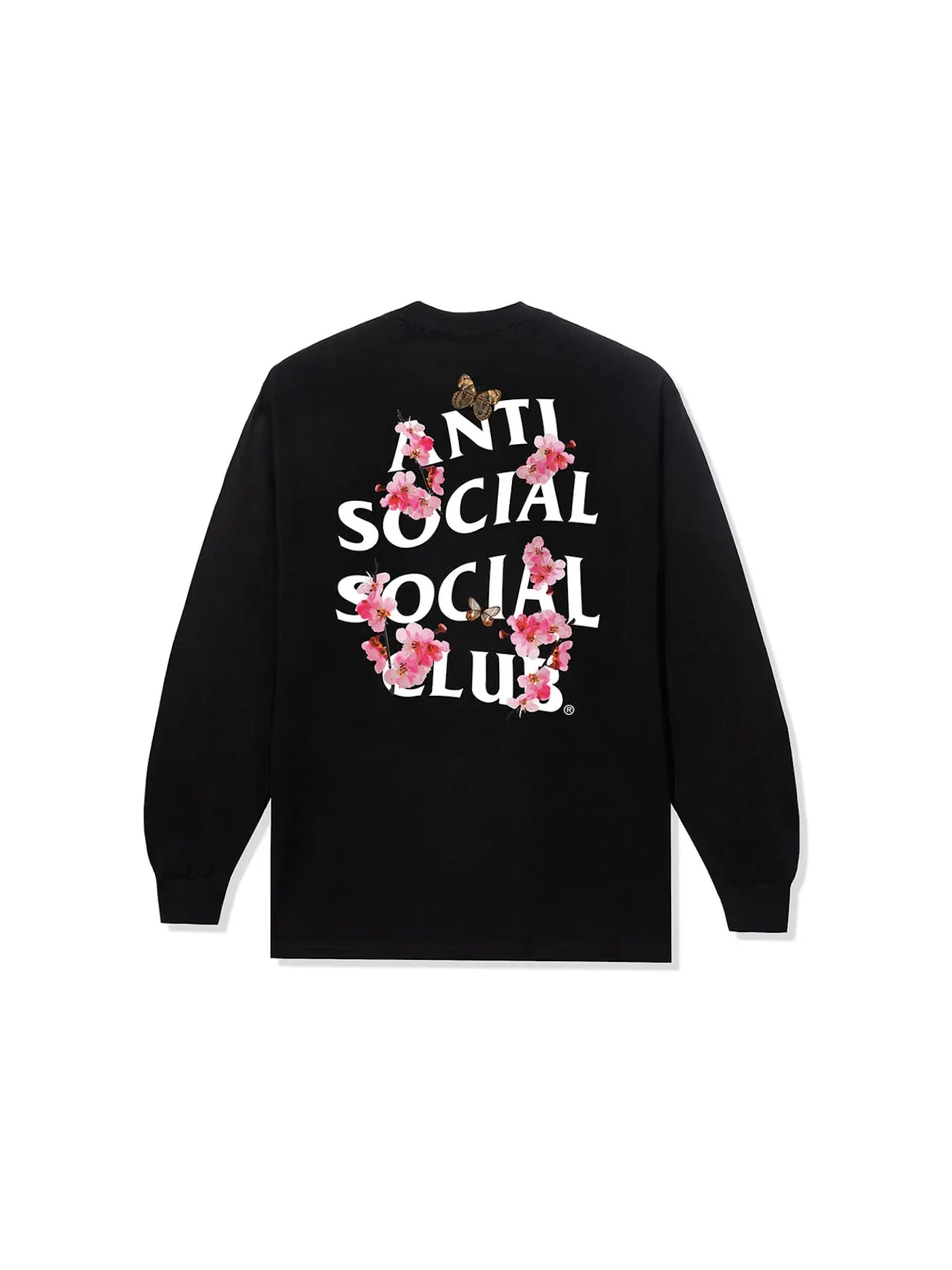 Мужская футболка с длинным рукавом Kkotch Long Sleeve Anti Social Social Club — изображение 1 из 2, черный