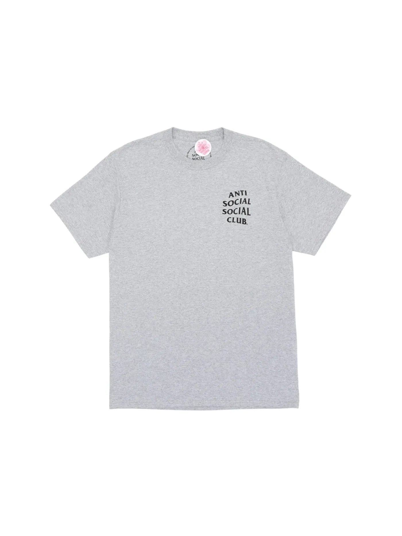 Мужская футболка с принтом Anti Social Social Club Tee — изображение 1 из 2, серый