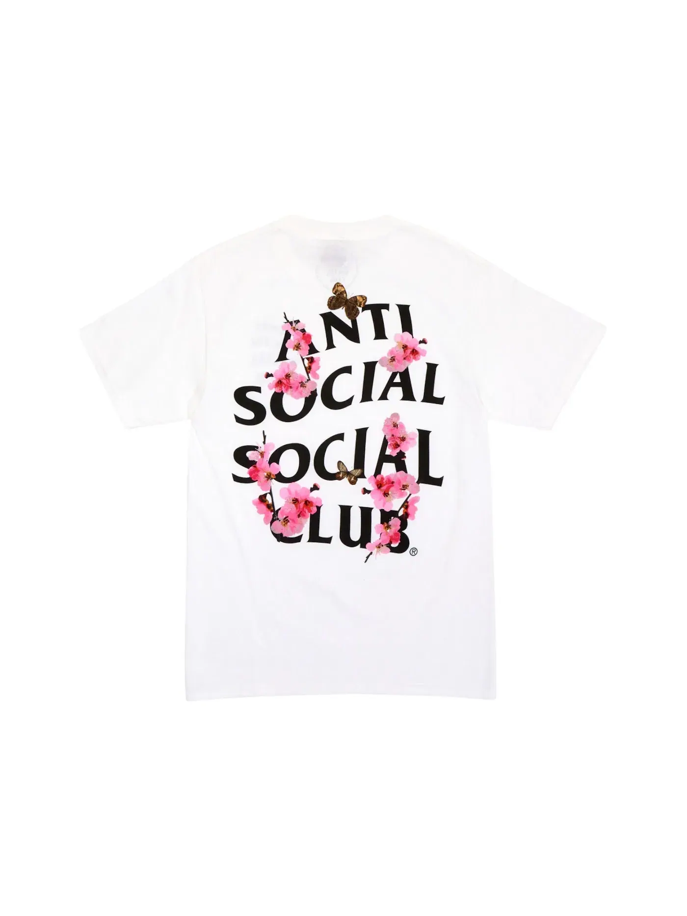 Мужская футболка с принтом Kkotch Tee Anti Social Social Club — изображение 2 из 2, белый