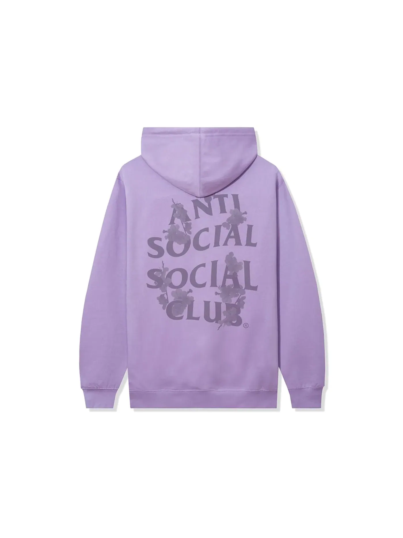 Мужская худи с принтом Anti Social Social Club Kkotch Tonal Hoodie — изображение 1 из 2, сливавый