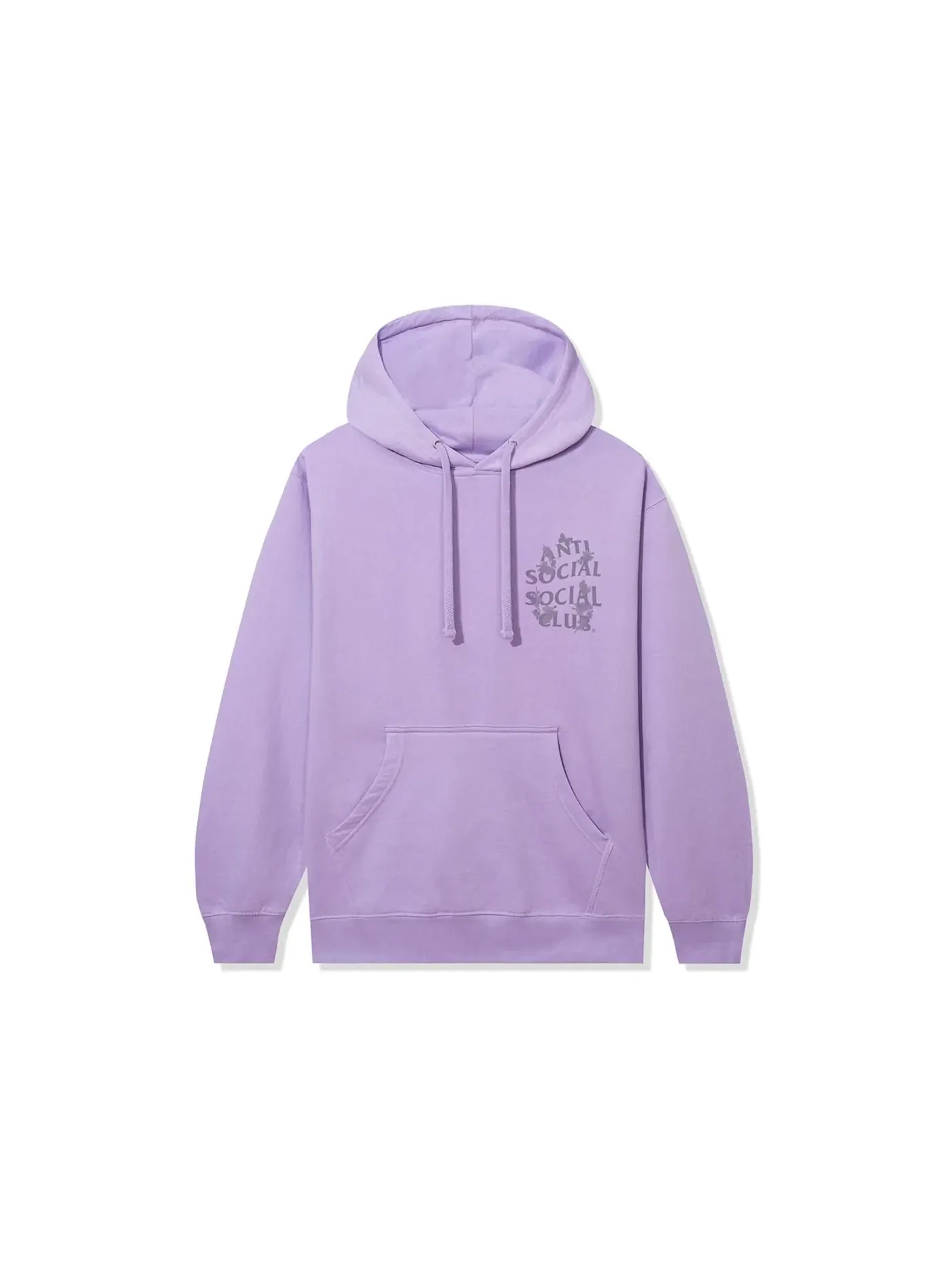 Мужская худи с принтом Anti Social Social Club Kkotch Tonal Hoodie — изображение 2 из 2, сливавый
