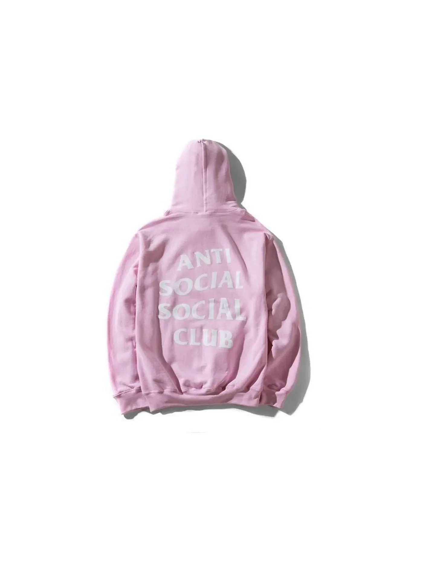 Мужской худи с принтом Know You Better Anti Social Social Club — изображение 1 из 2, розовый