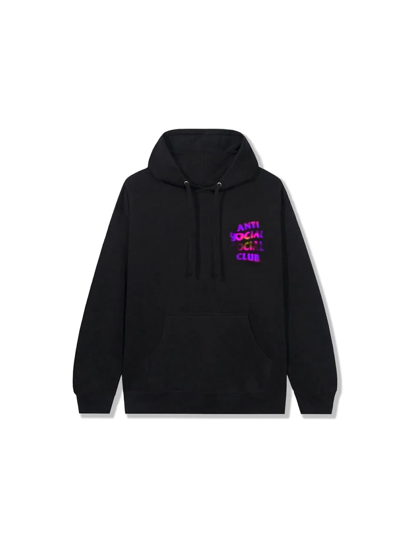 Мужской худи с принтом Anti Social Social Club Hoodie — изображение 2 из 2, черный