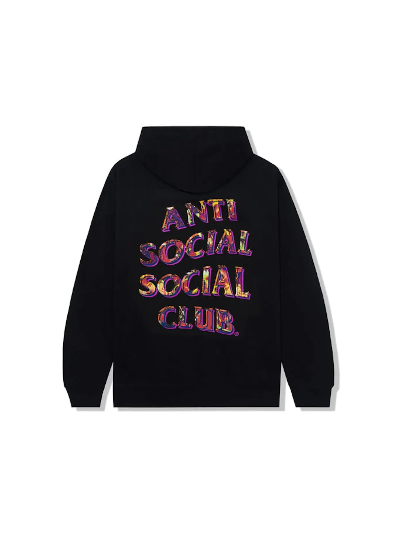 Мужская худи с принтом Layer Lock Hoodie Anti Social Social Club — изображение 1 из 2, черный