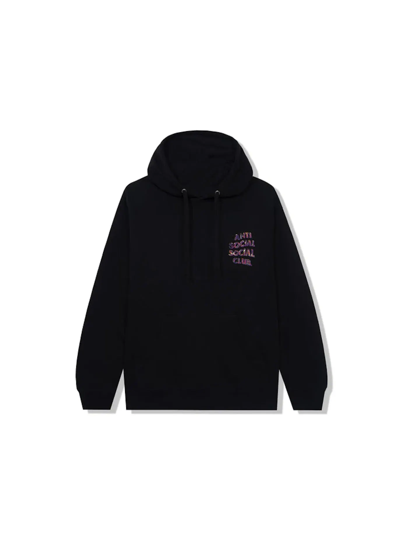 Мужская худи с принтом Layer Lock Hoodie Anti Social Social Club — изображение 2 из 2, черный