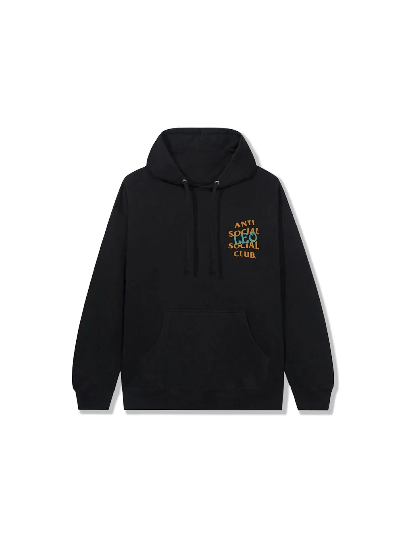 Мужской худи с принтом Anti Social Social Club Hoodie — изображение 2 из 2, черный