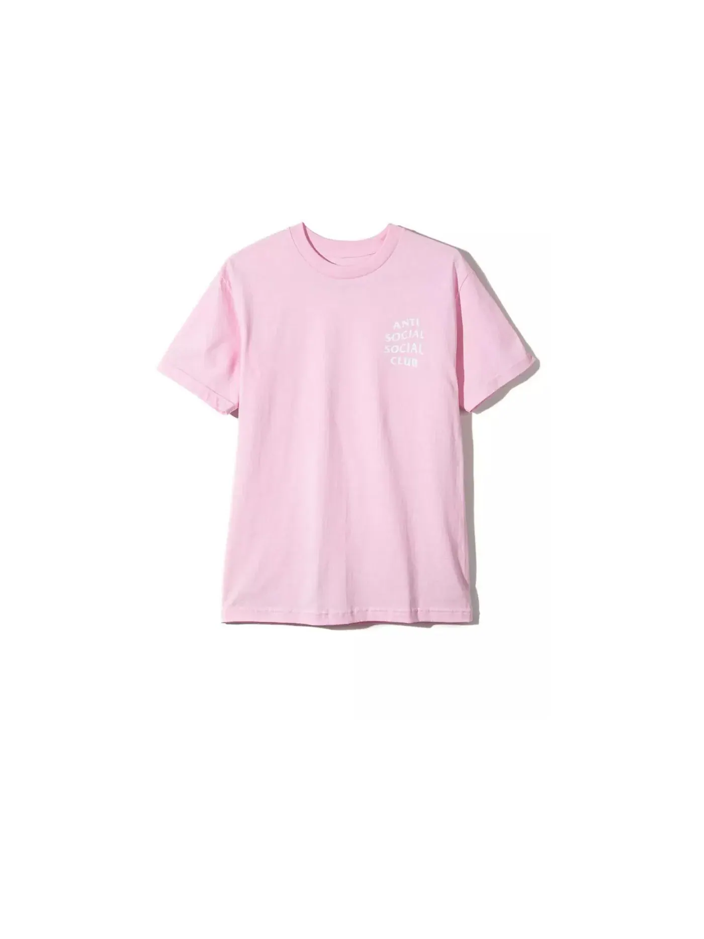 Мужская футболка с принтом Anti Social Social Club T-shirt — изображение 2 из 2, розовый