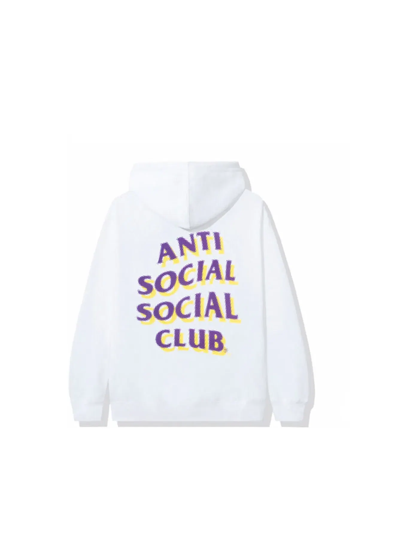 Мужская худи с принтом Anti Social Social Club Hoodie — изображение 2 из 2, белый