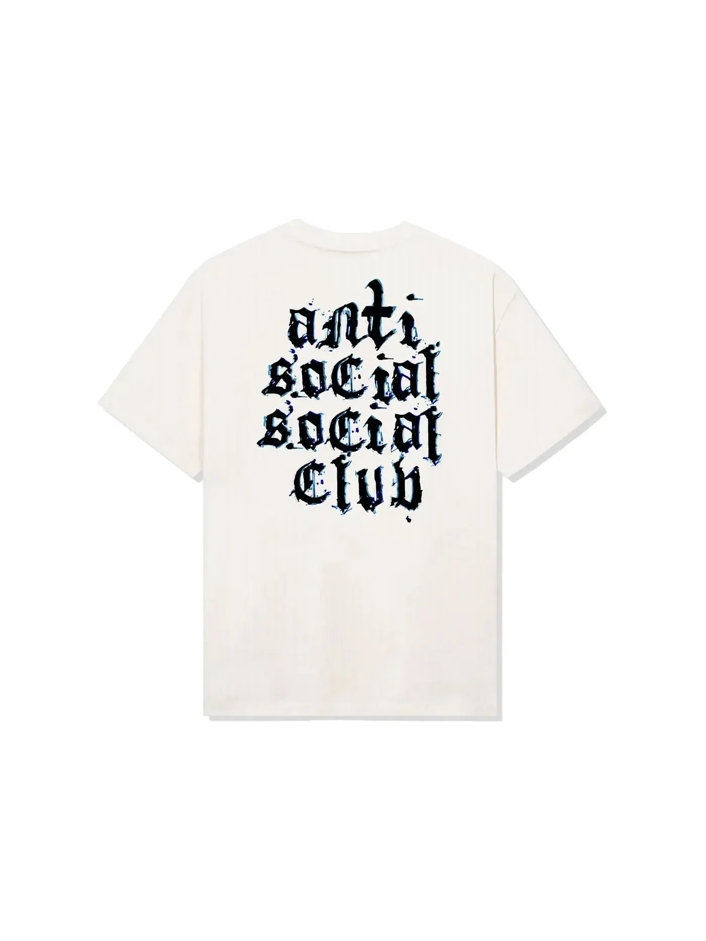 Мужская футболка с принтом Anti Social Social Club Tee — изображение 1 из 2, прозрачный