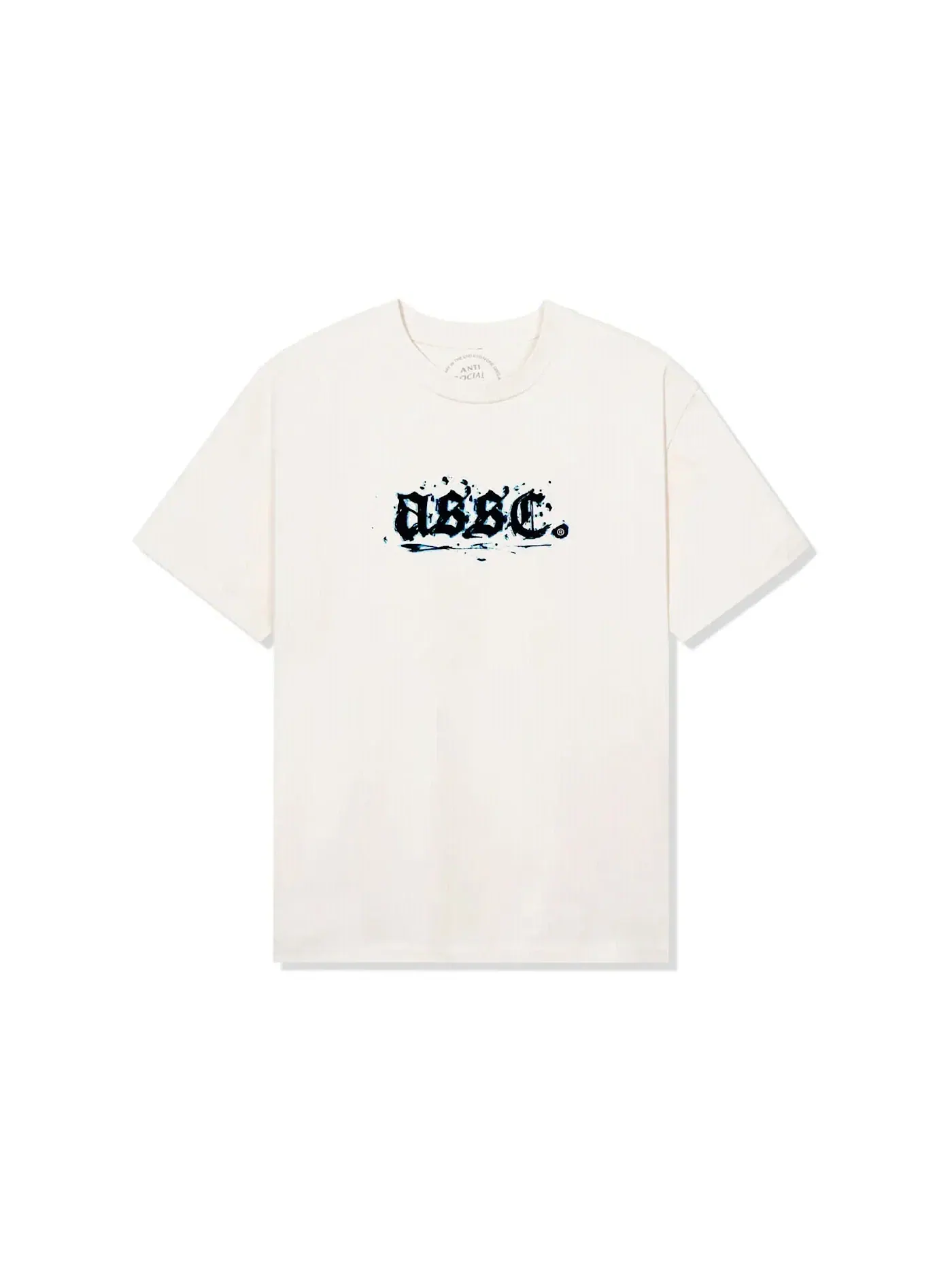 Мужская футболка с принтом Anti Social Social Club Tee — изображение 2 из 2, прозрачный