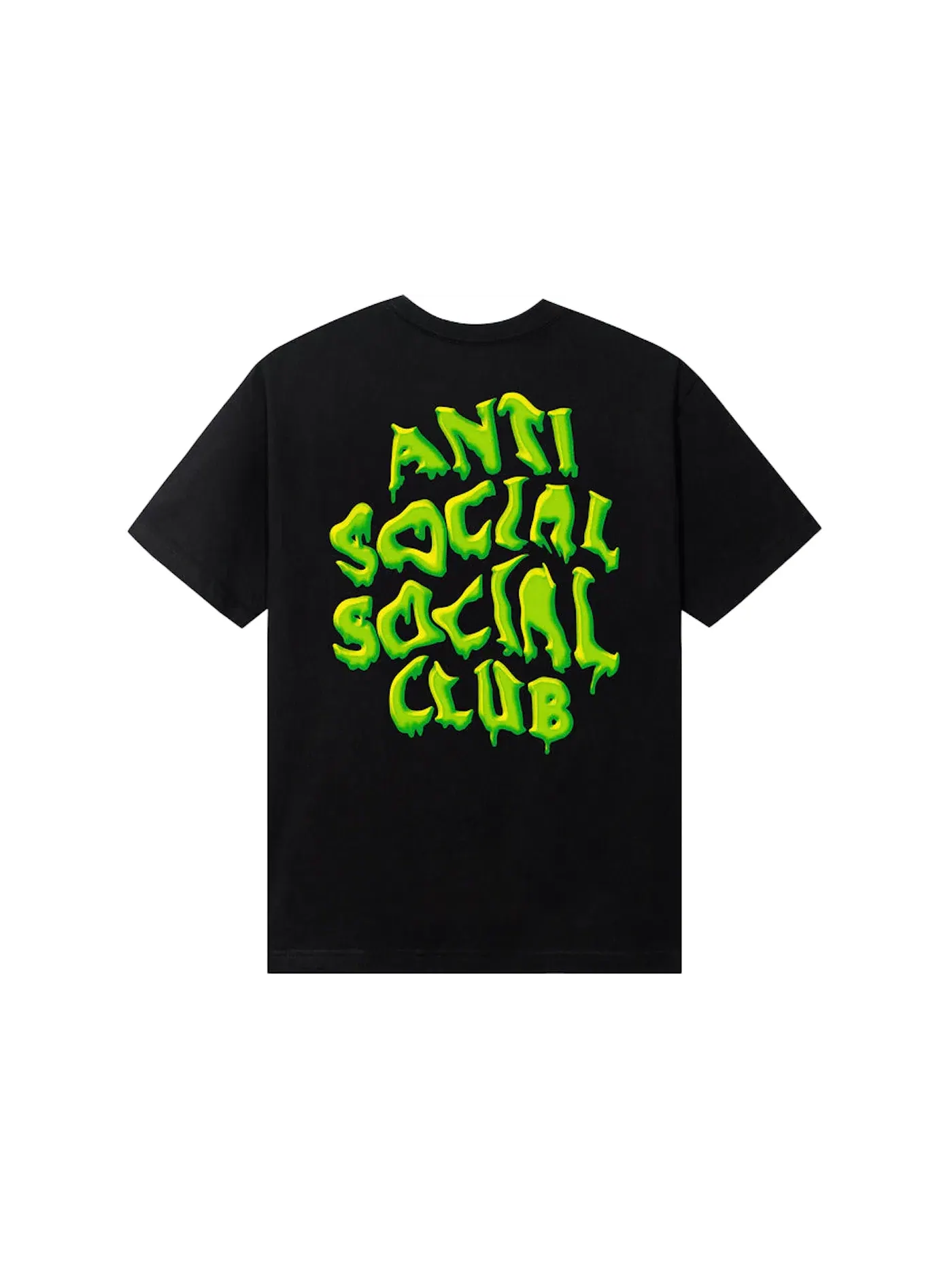 Мужская футболка с принтом Melt Away Tee Anti Social Social Club — изображение 1 из 2, черный
