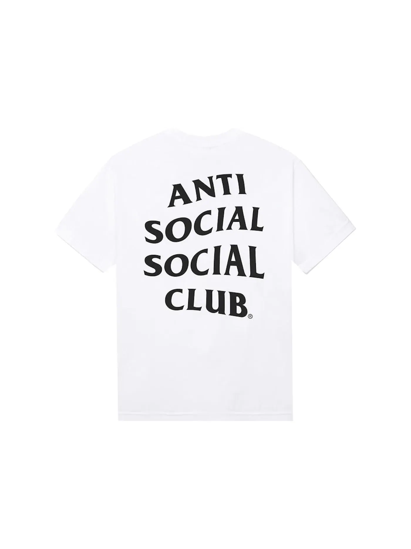 Мужская футболка с принтом Mind Game Tee Anti Social Social Club — изображение 1 из 2, белый