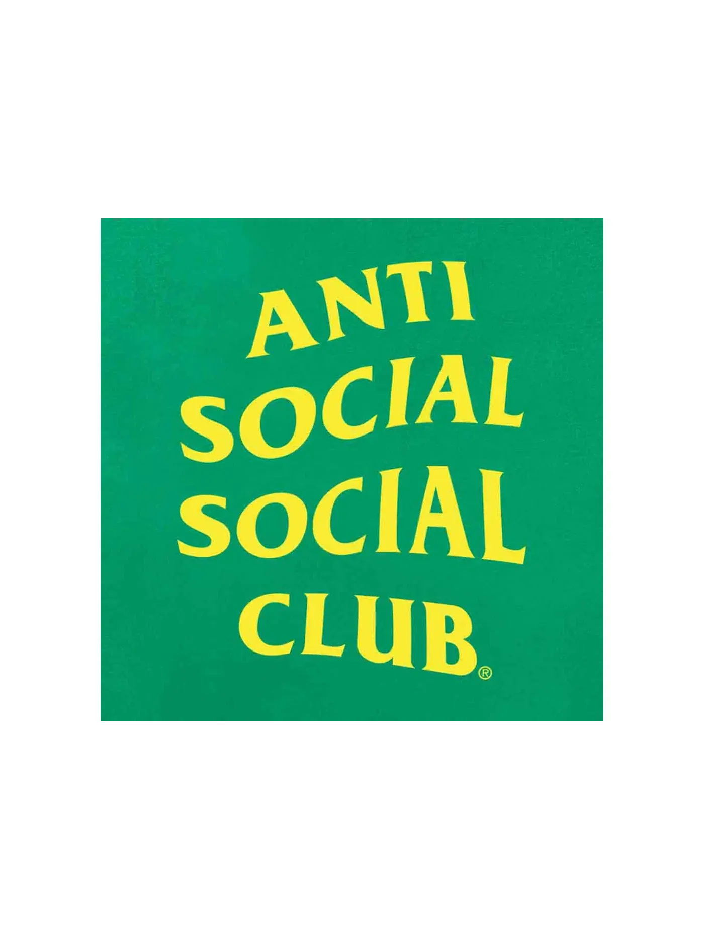 Мужская худи с принтом Mind Games A/F 21 Anti Social Social Club — изображение 3 из 3, зеленый