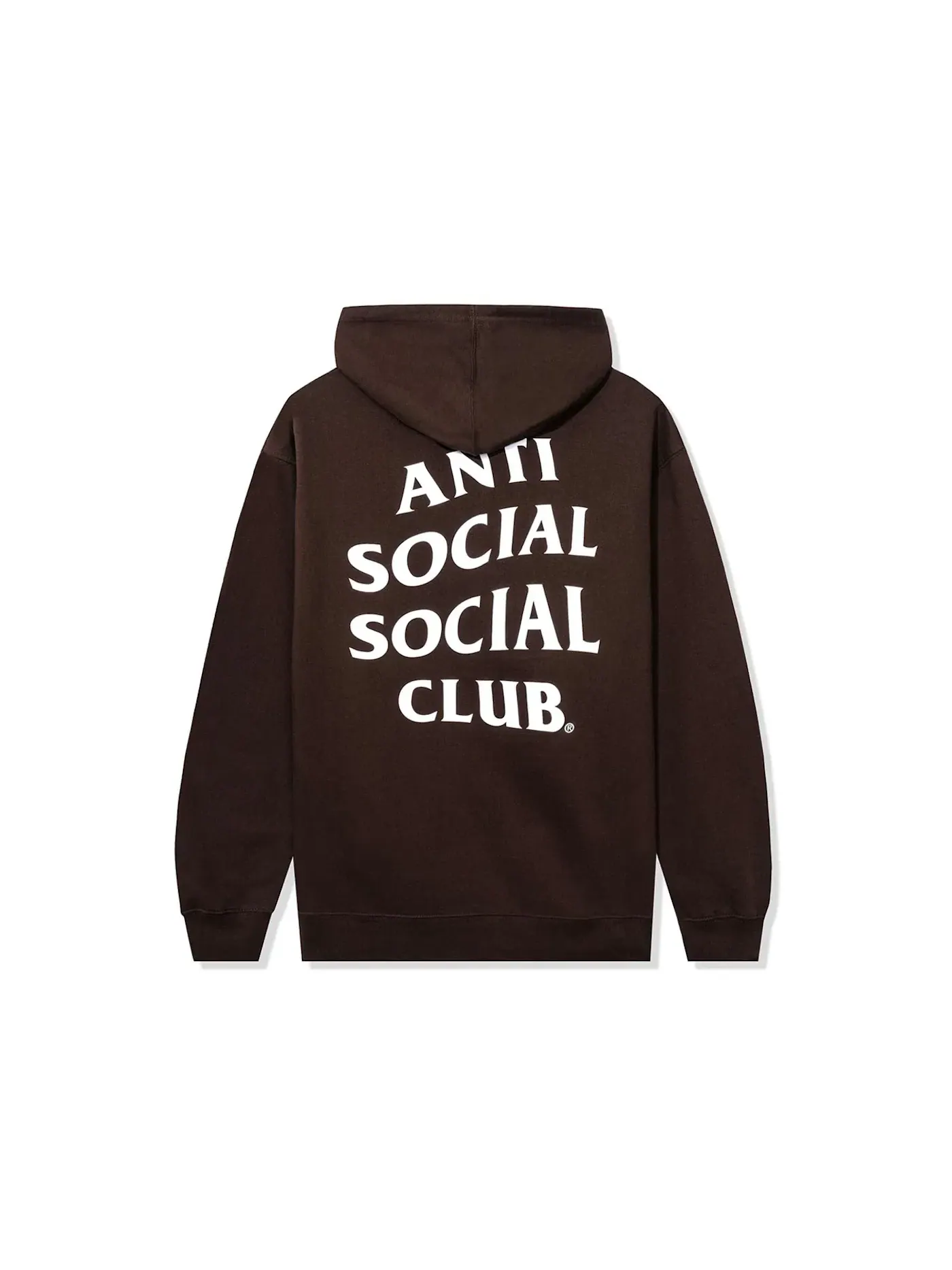 Мужская худи с принтом Mind Games Anti Social Social Club — изображение 1 из 2, коричневый
