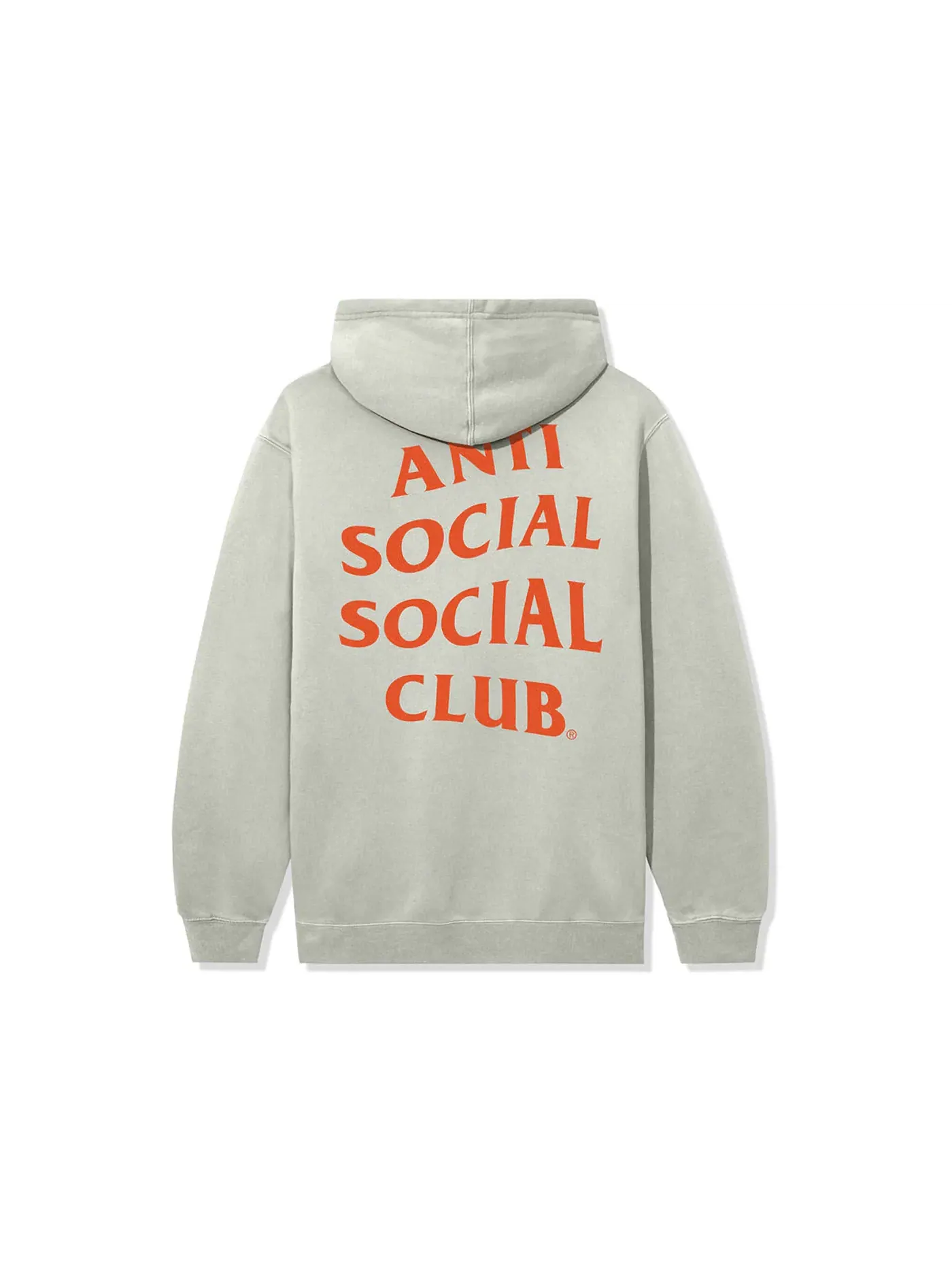 Мужской худи с принтом Anti Social Social Club Hoodie — изображение 1 из 2, зеленый