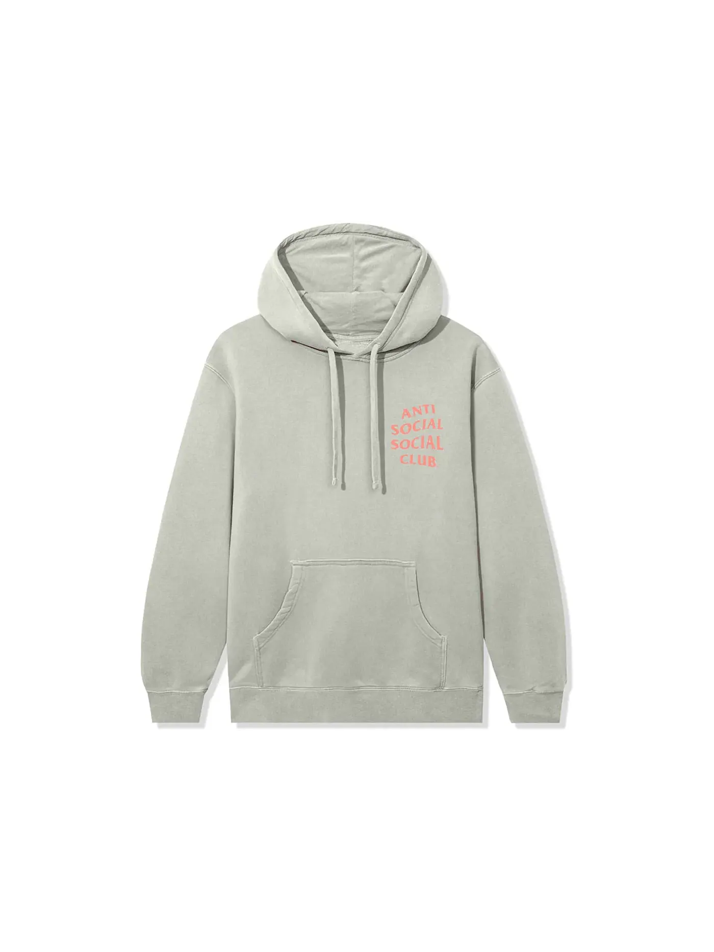 Мужской худи с принтом Anti Social Social Club Hoodie — изображение 2 из 2, зеленый