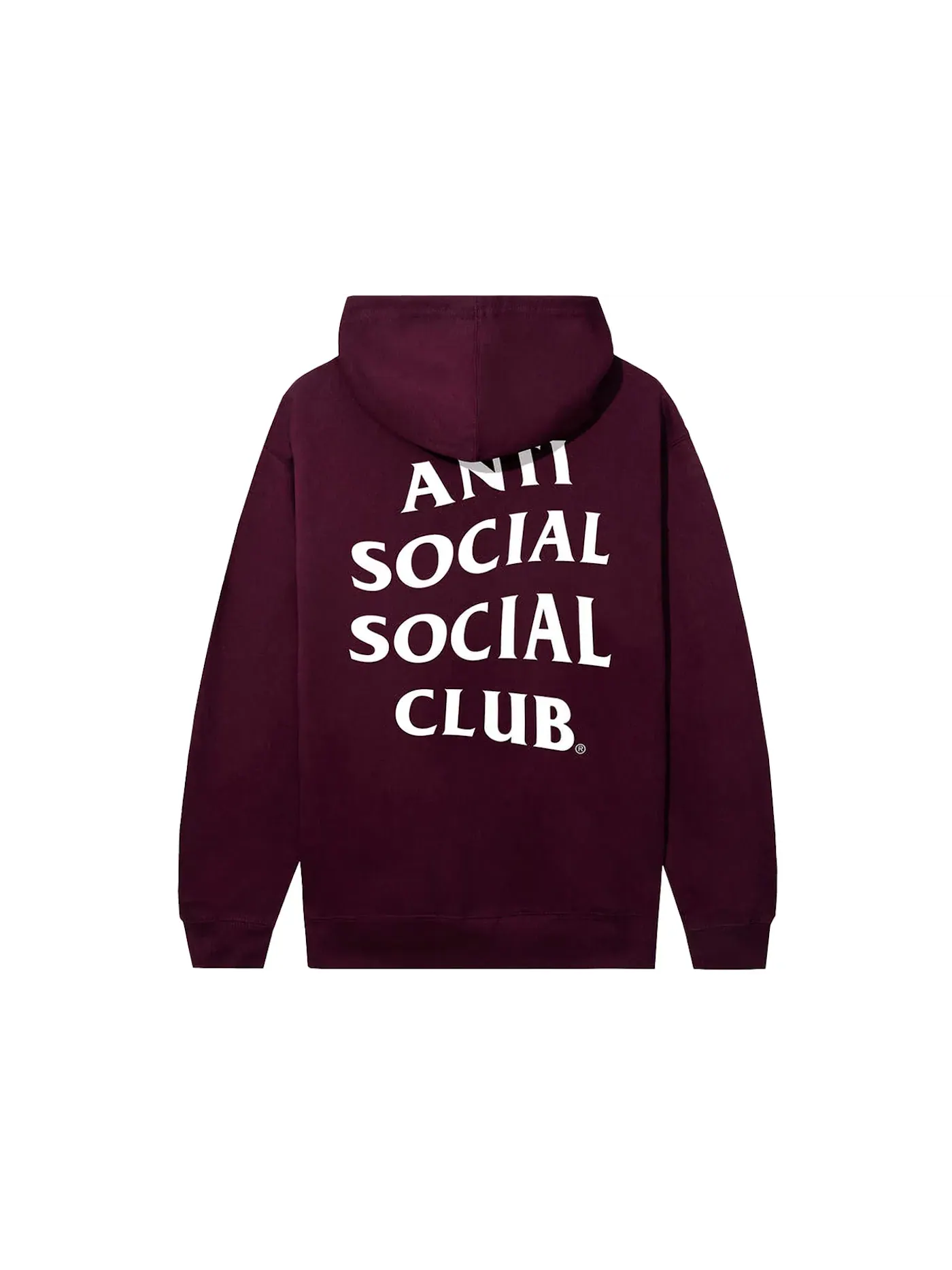 Мужское худи с принтом Hoodie Anti Social Social Club — изображение 1 из 2, коричневый