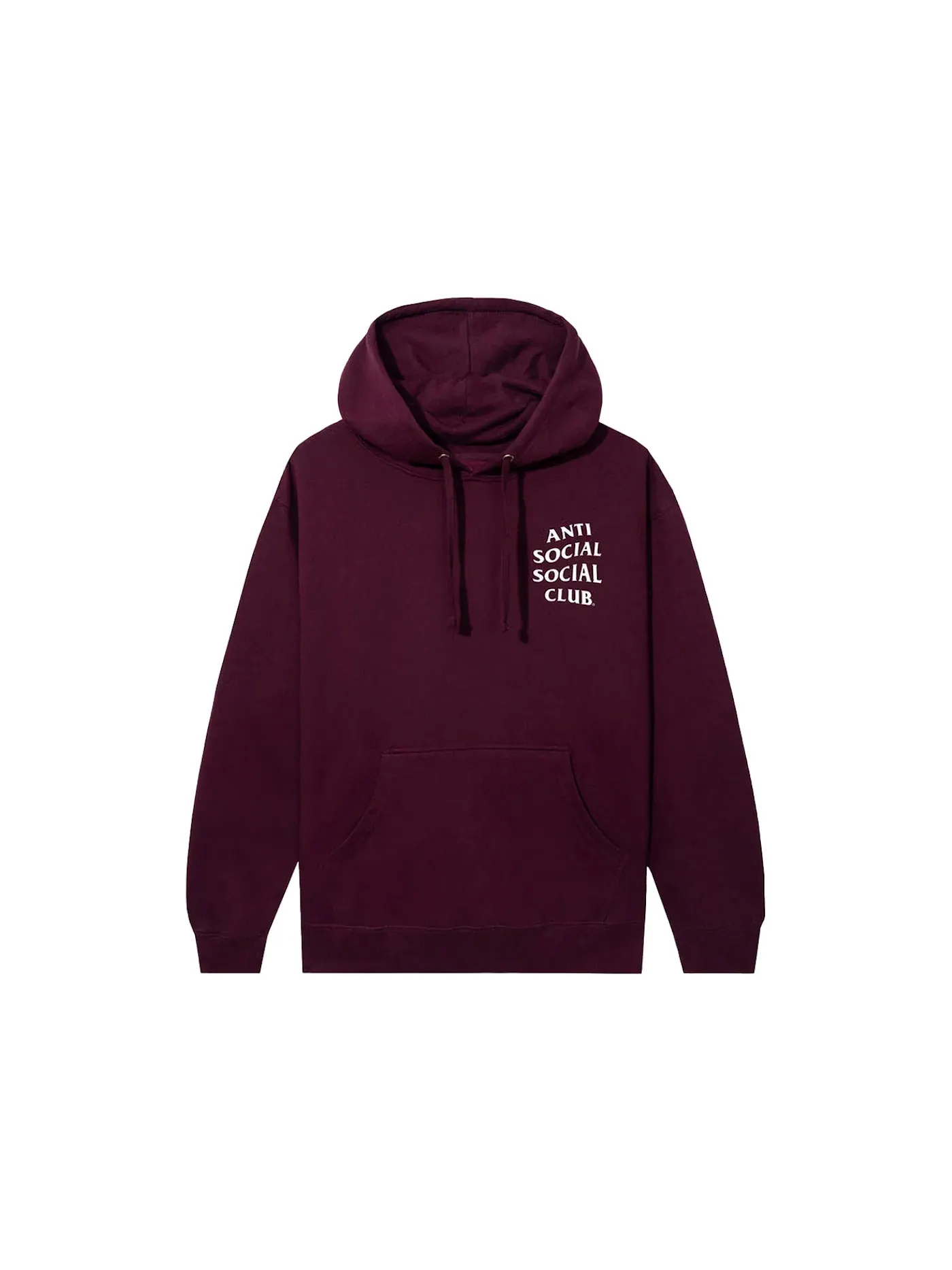 Мужское худи с принтом Hoodie Anti Social Social Club — изображение 2 из 2, коричневый