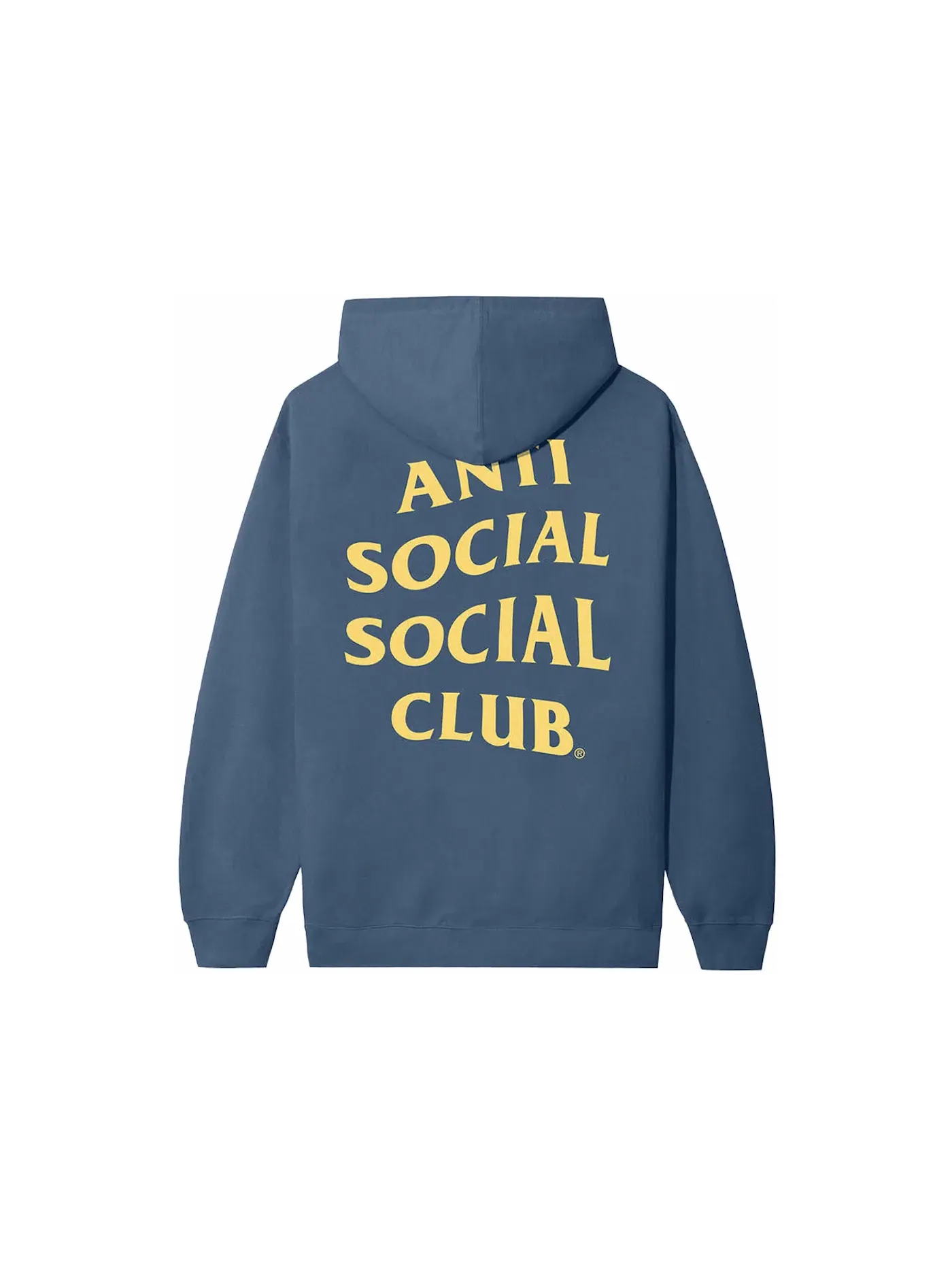 Мужской худи с принтом Mind Games Anti Social Social Club — изображение 1 из 2, синий