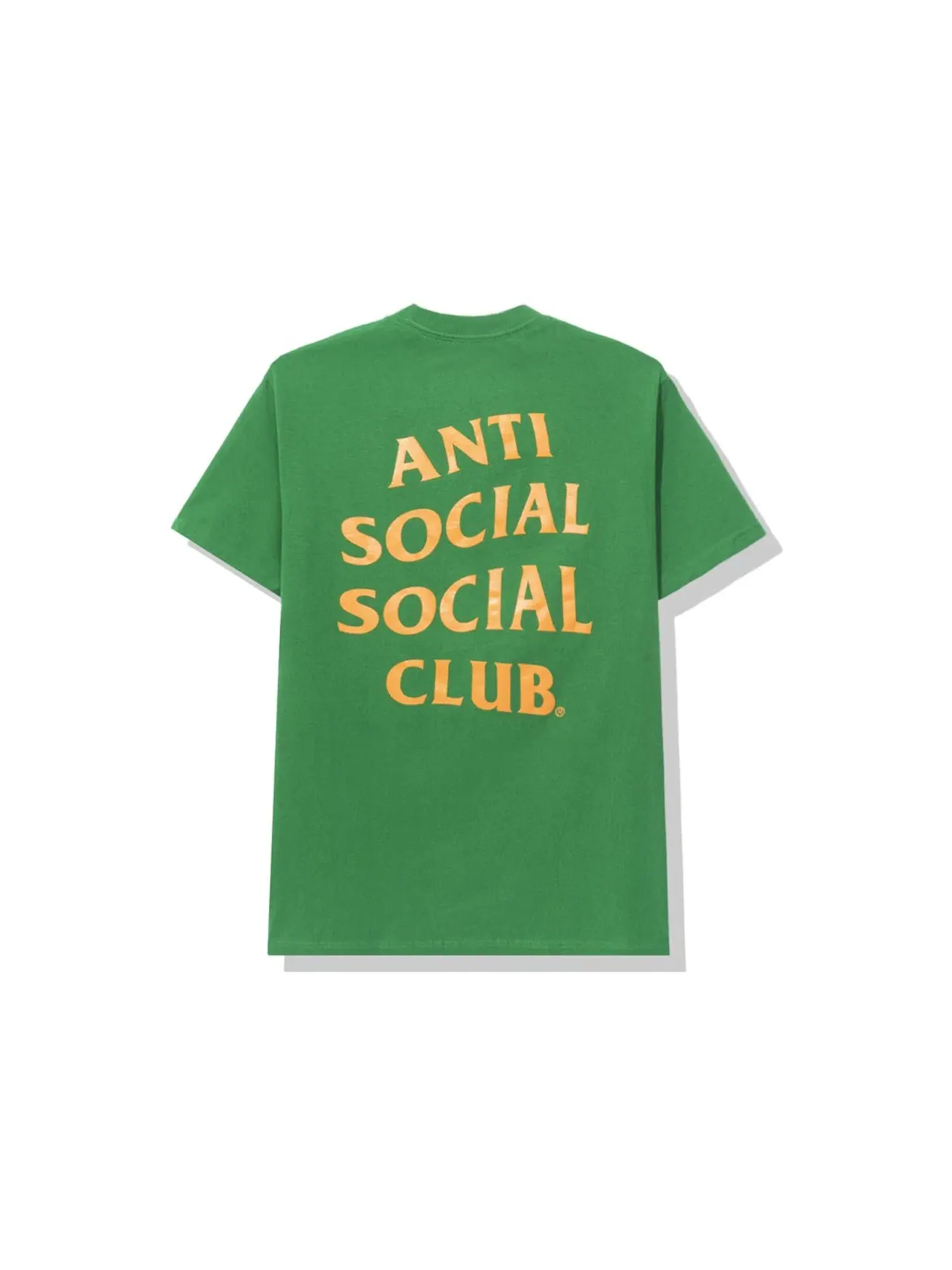 Мужская футболка с принтом Anti Social Social Club Tee — изображение 2 из 2, зеленый