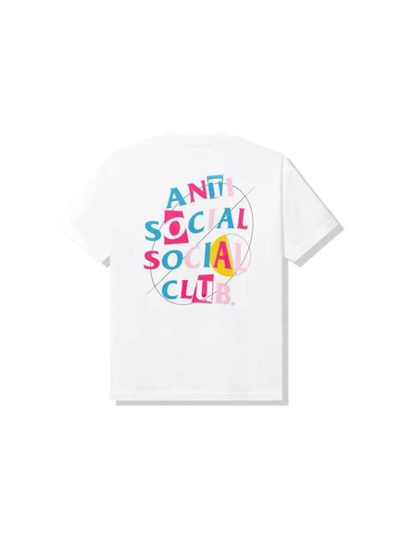 Мужская футболка с принтом Mood Bored Tee Anti Social Social Club — изображение 1 из 2, белый