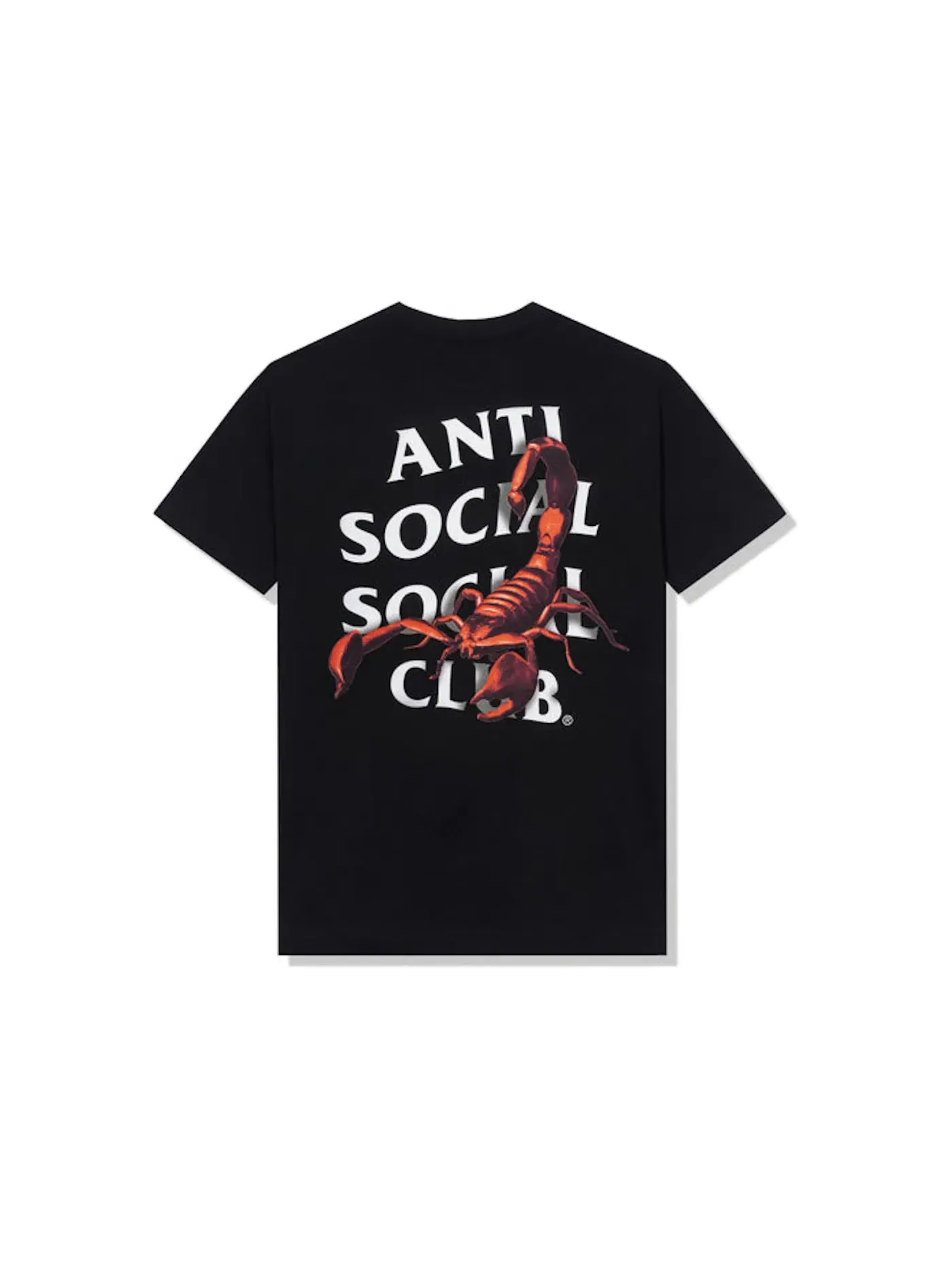 Мужская футболка с принтом Anti Social Social Club Moodsting T-shirt — изображение 1 из 2, черный