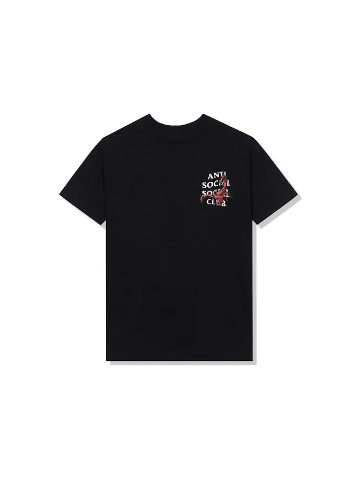 Мужская футболка с принтом Anti Social Social Club Moodsting T-shirt — изображение 2 из 2, черный