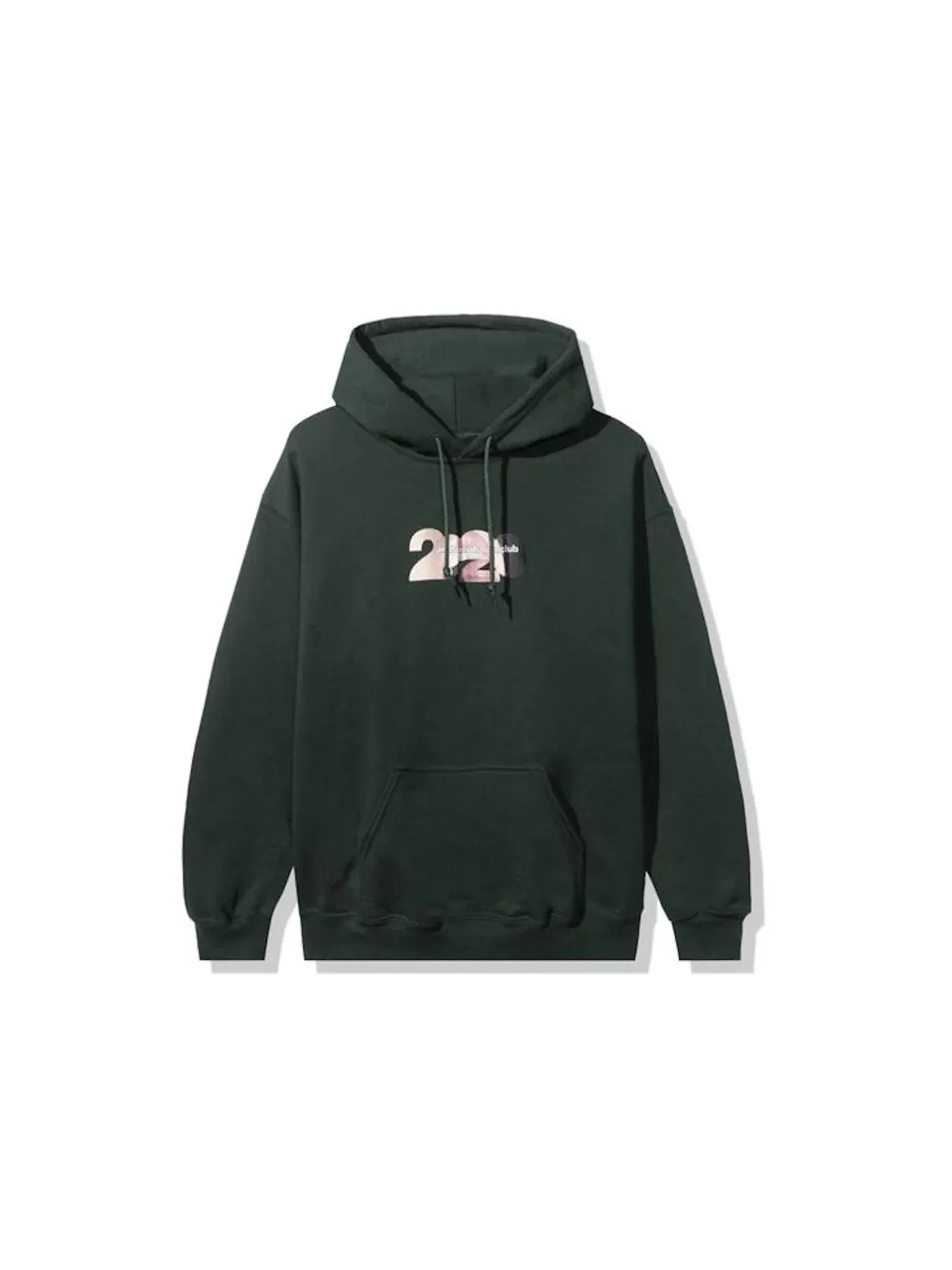 Мужской худи с принтом Anti Social Social Club Hoodie — изображение 1 из 2, зеленый