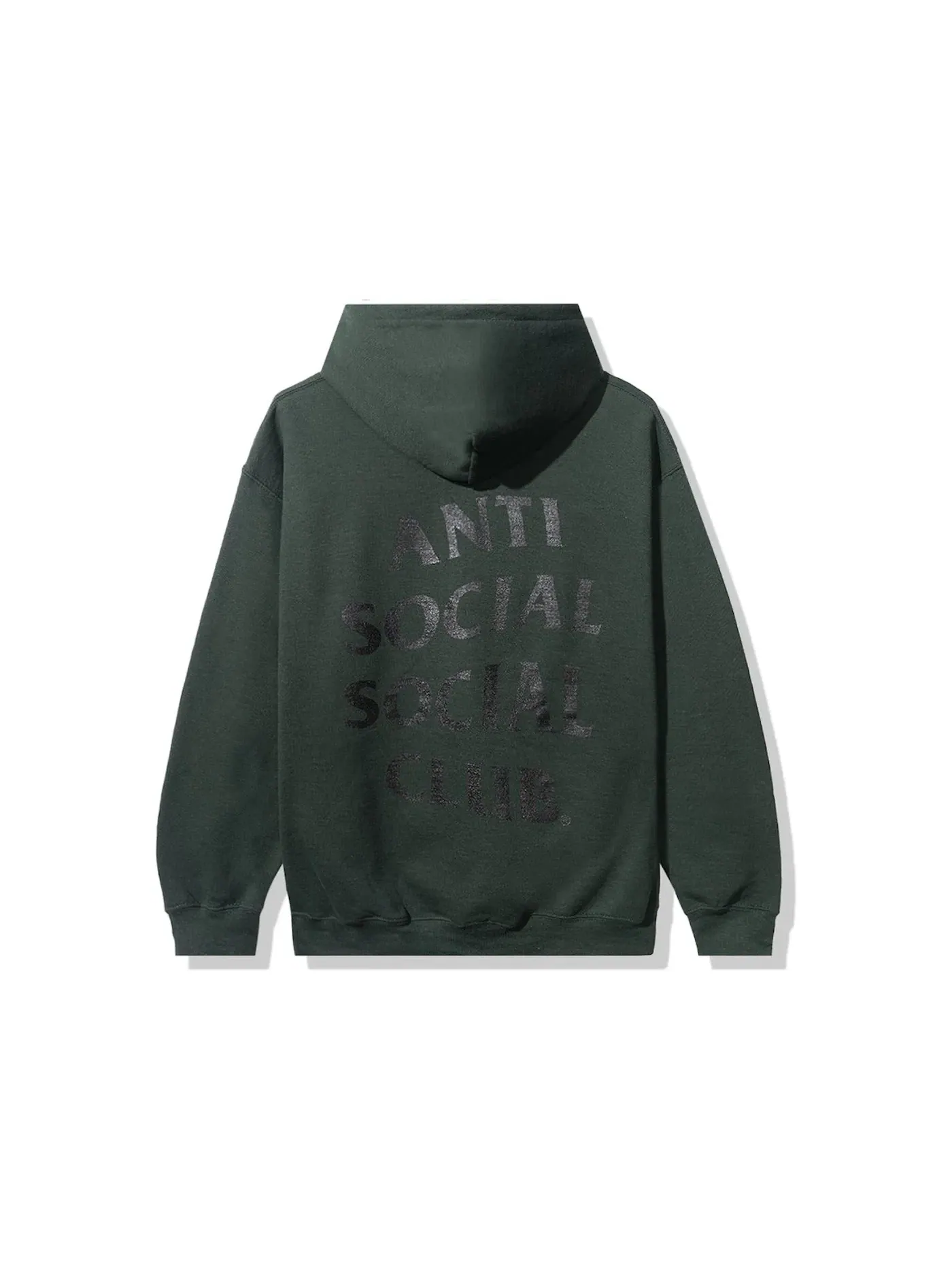 Мужской худи с принтом Anti Social Social Club Hoodie — изображение 2 из 2, зеленый