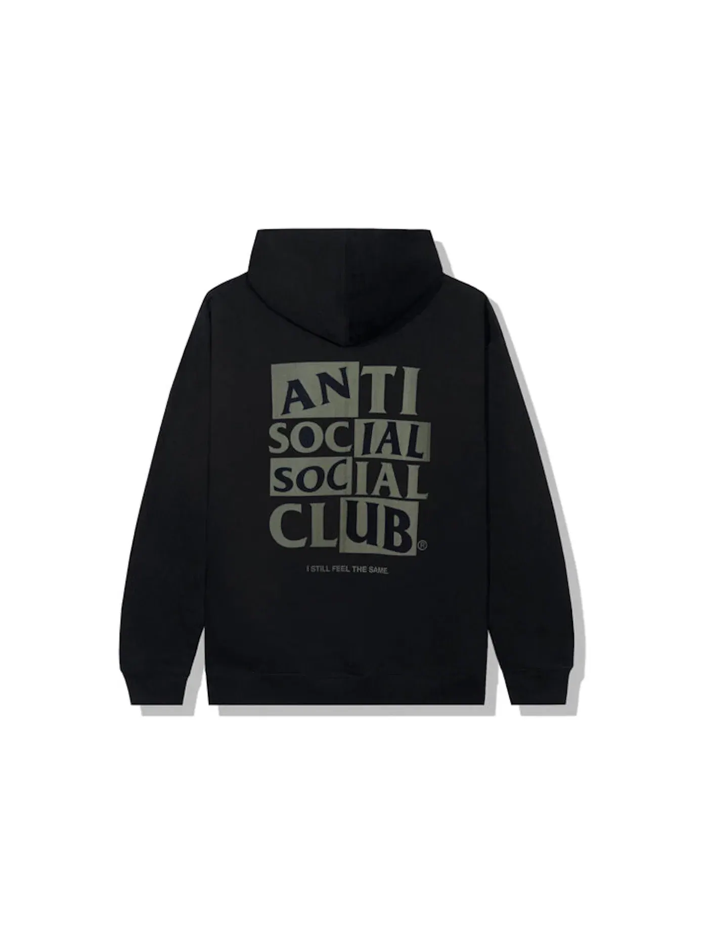 Мужской худи с принтом Muted Hoodie Anti Social Social Club — изображение 1 из 2, черный