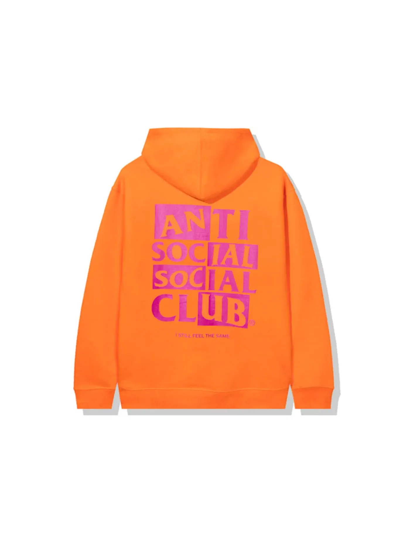 Мужской худи Muted Hoodie Anti Social Social Club — изображение 1 из 2, оранжевый