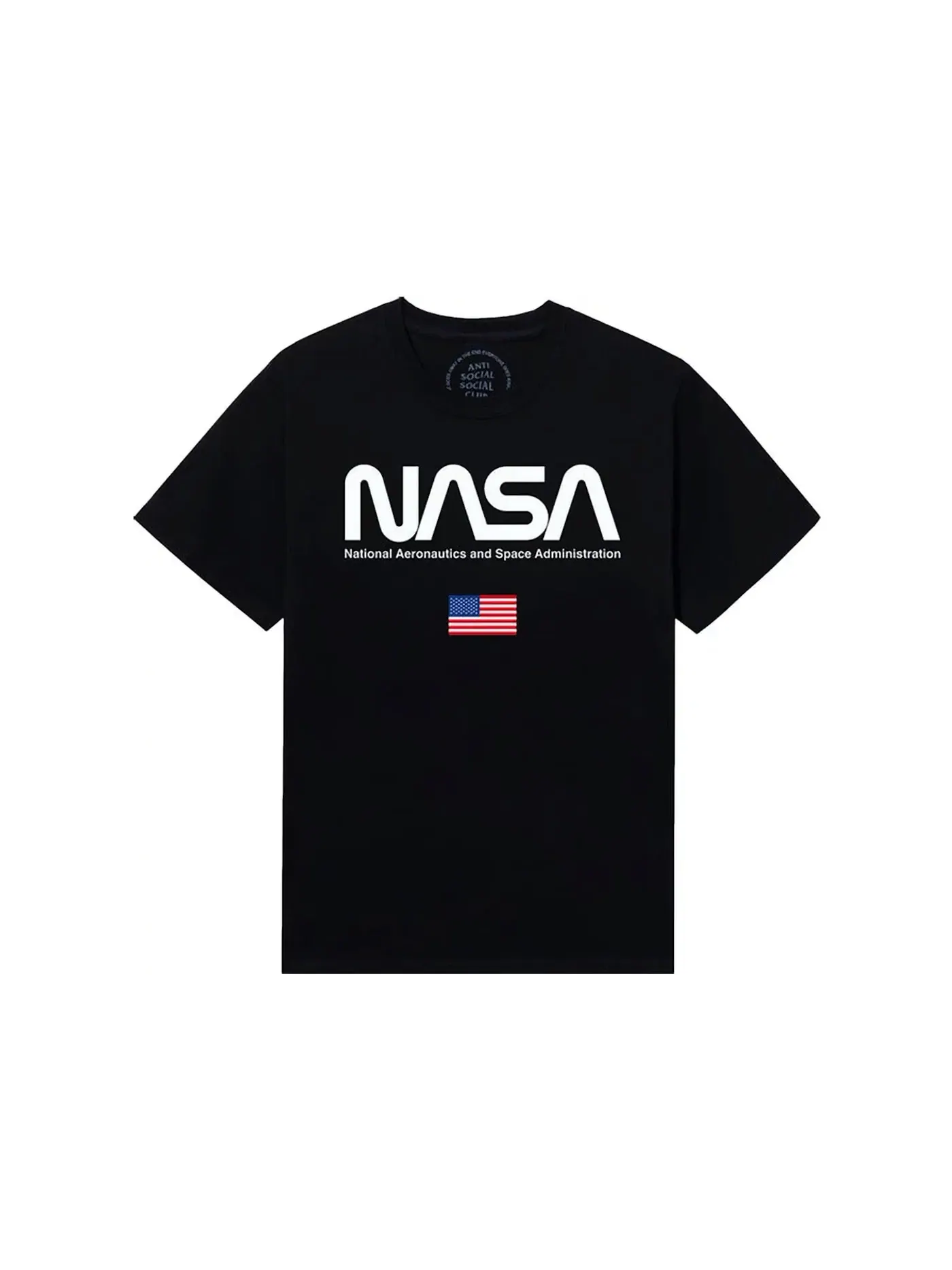 Мужская футболка с принтом Anti Social Social Club Tee — изображение 1 из 2, черный