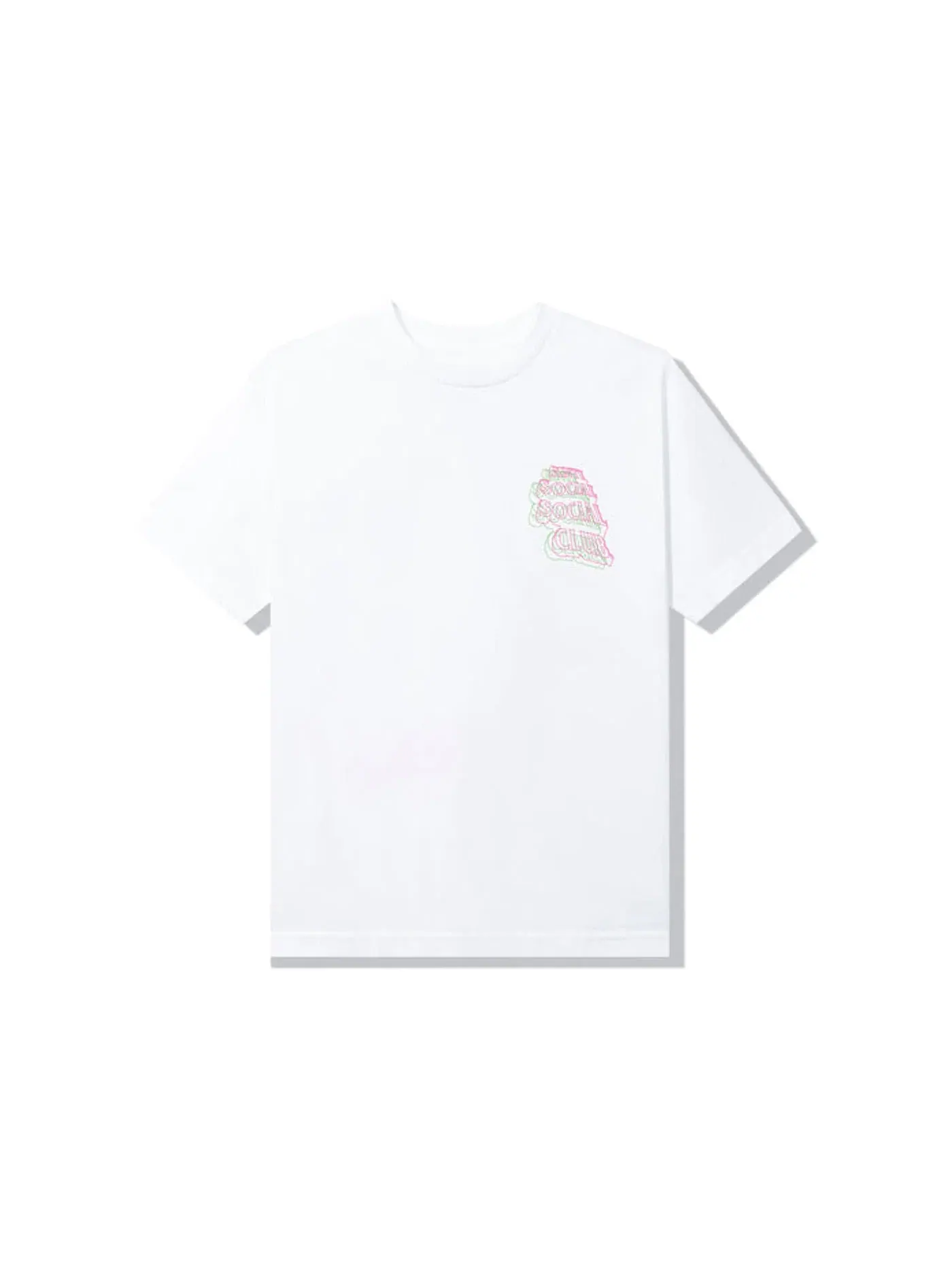 Мужская футболка с принтом Anti Social Social Club Neon Lights And A Lot Of Rain T-shirt — изображение 2 из 2, белый