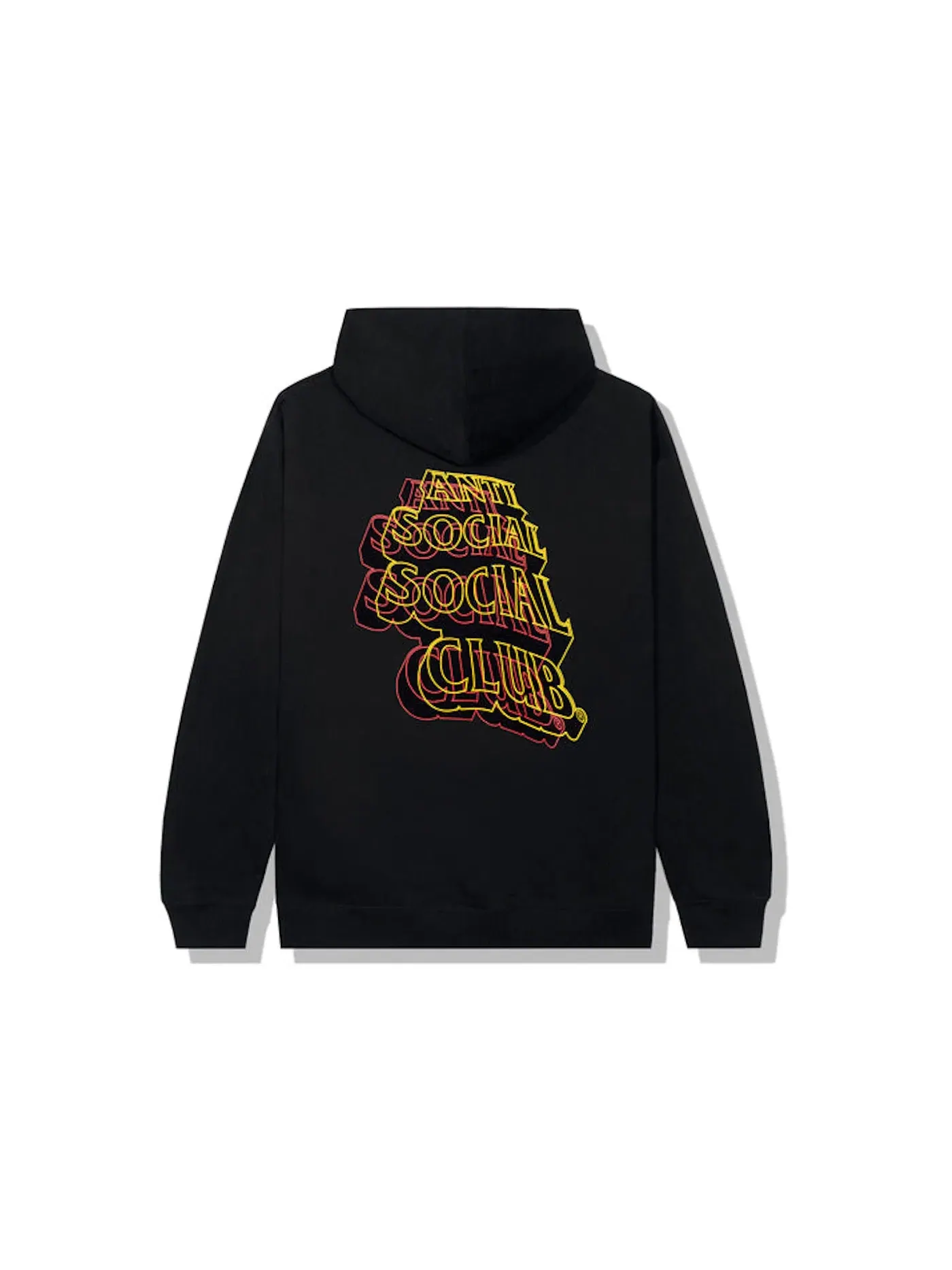 Мужская худи с принтом Anti Social Social Club Hoodie — изображение 1 из 2, черный