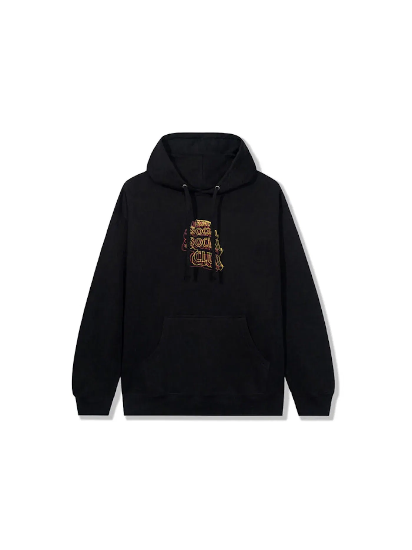 Мужская худи с принтом Anti Social Social Club Hoodie — изображение 2 из 2, черный