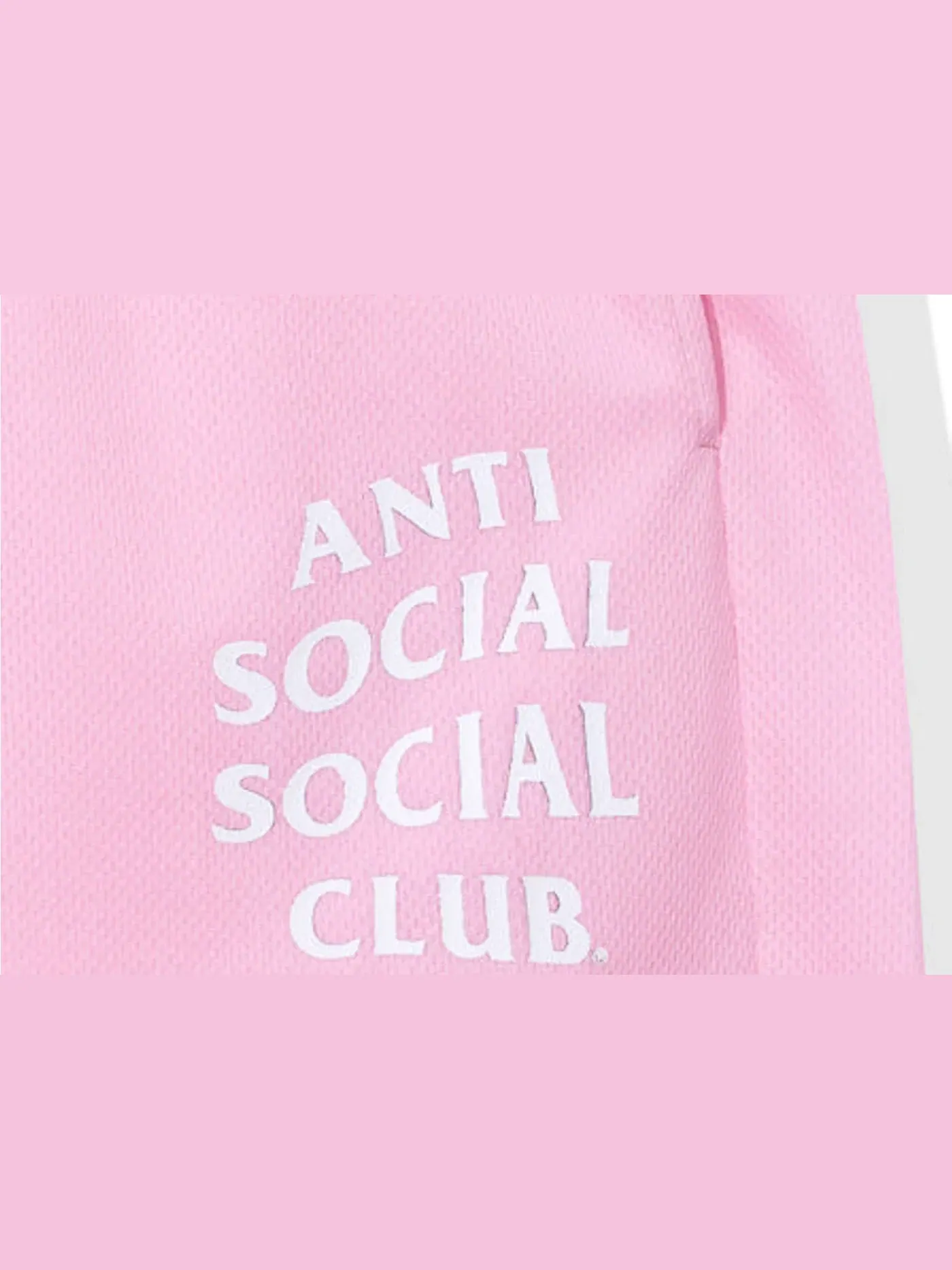 Мужские шорты с принтом Anti Social Social Club — изображение 2 из 2, розовый