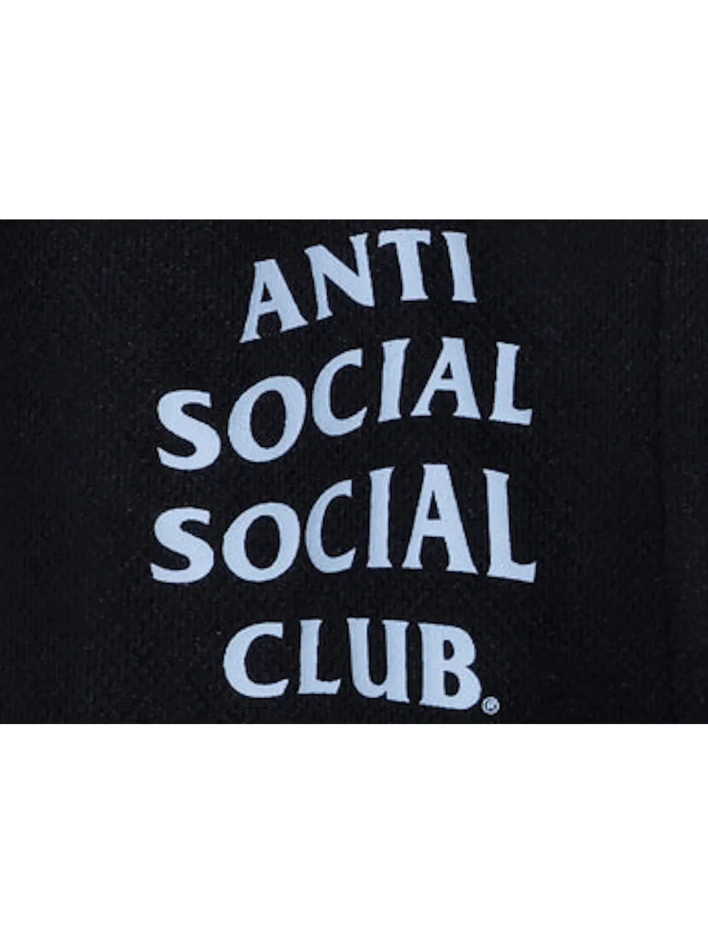 Мужские шорты с принтом Never Made The Team Anti Social Social Club — изображение 2 из 2, черный