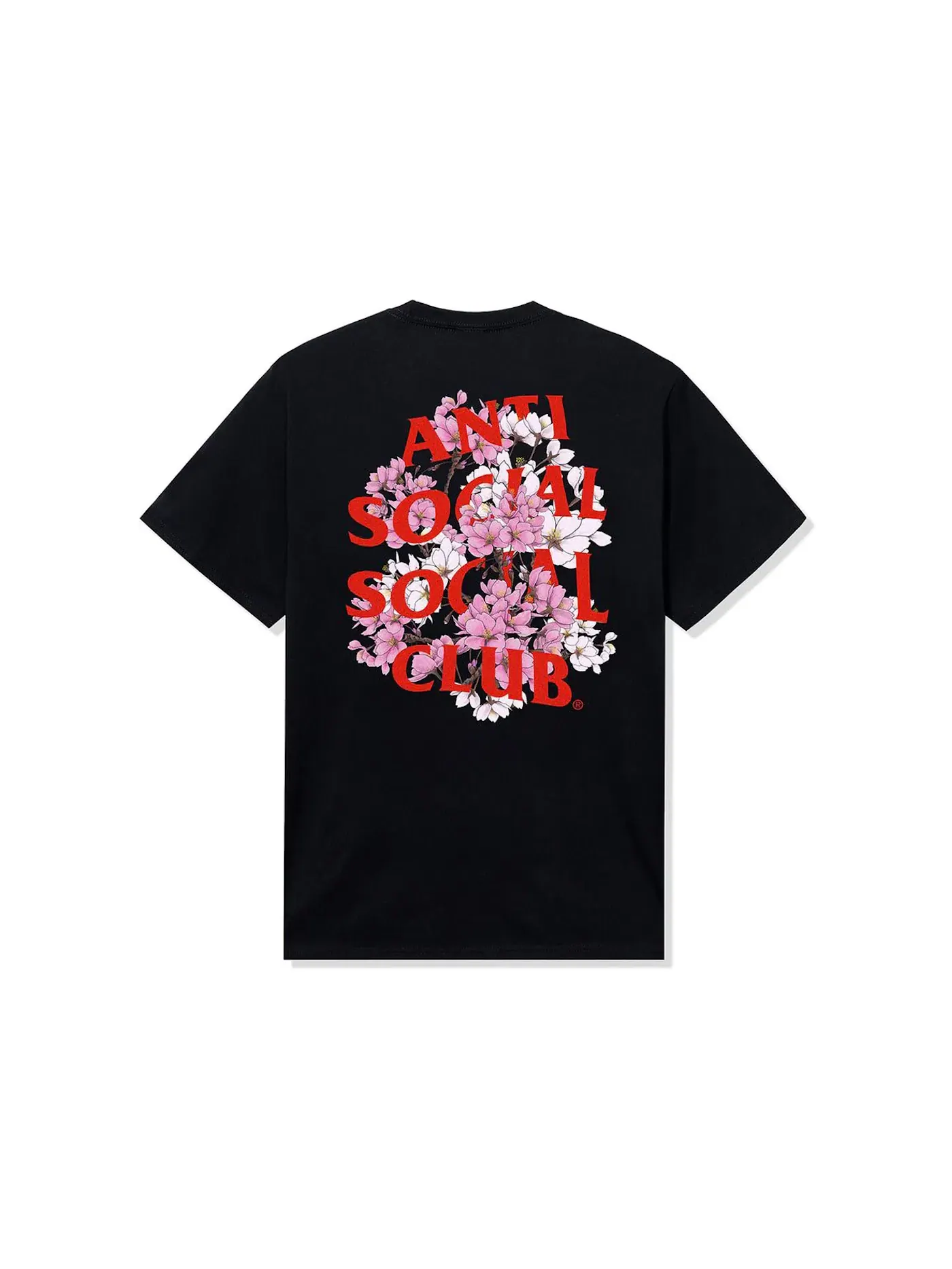 Мужская футболка с принтом Anti Social Social Club Tee — изображение 1 из 2, черный