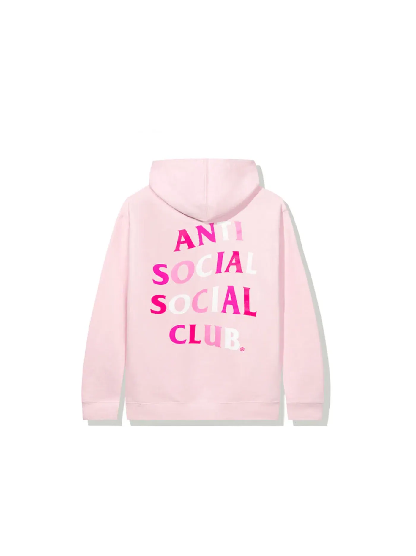 Мужская худи с принтом Anti Social Social Club No Hope For Us Hoodie — изображение 2 из 2, розовый