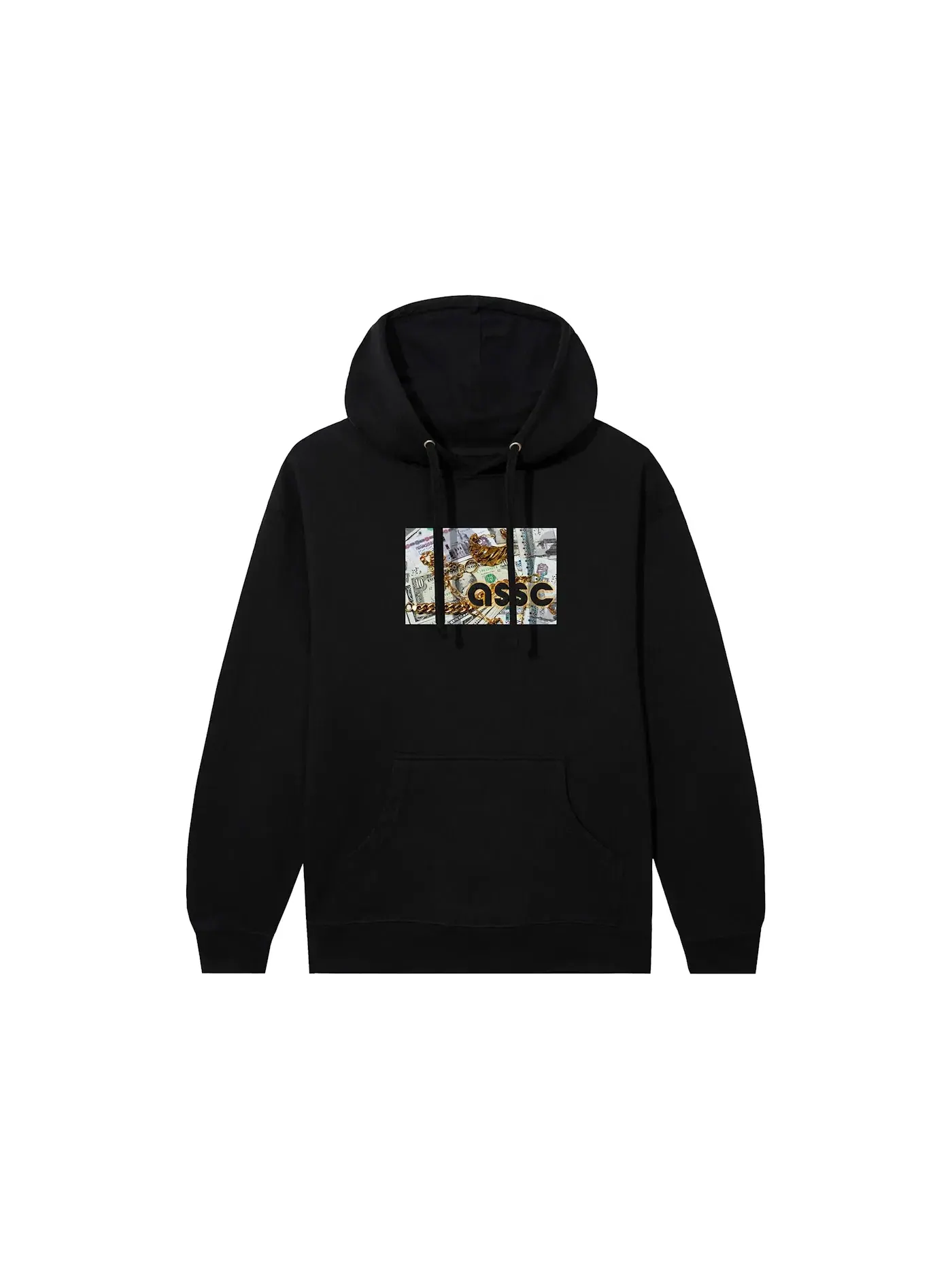 Мужской худи с принтом Nonchalant Hoodie Anti Social Social Club — изображение 1 из 2, черный