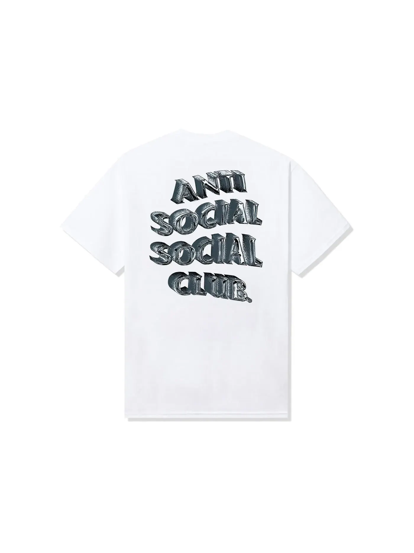 Мужская футболка с принтом Anti Social Social Club Tee — изображение 1 из 2, белый