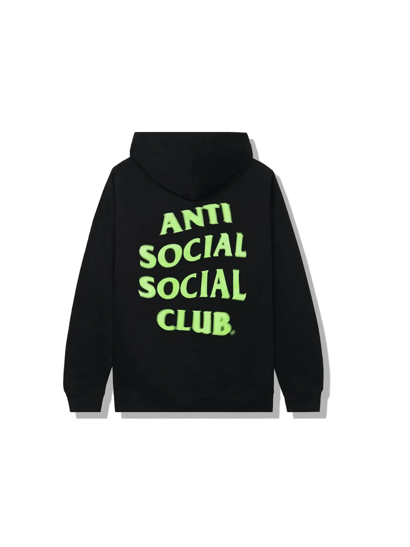Мужской худи с принтом Nowadays Anti Social Social Club — изображение 2 из 2, черный