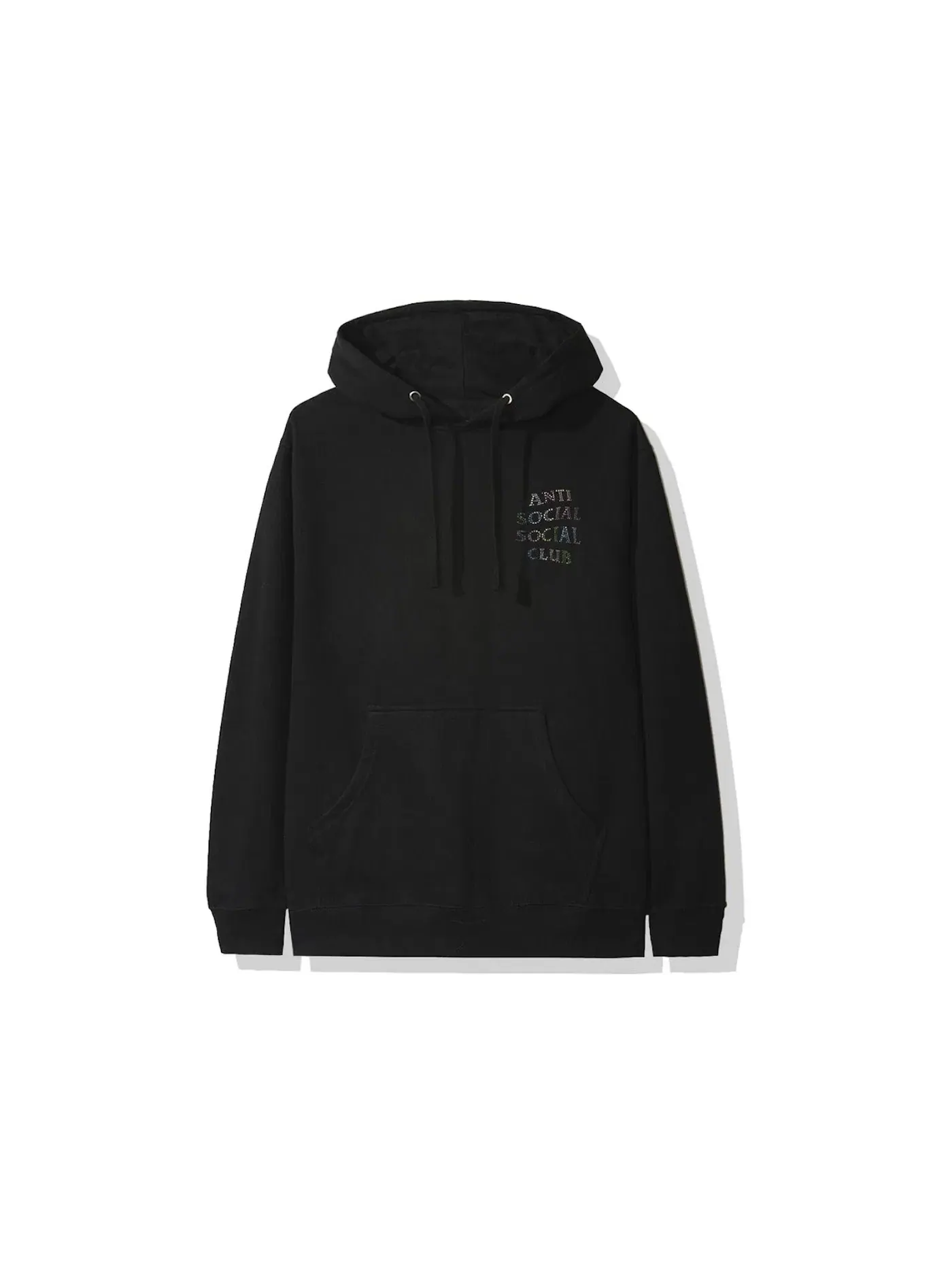 Мужская худи с принтом Hoodie Anti Social Social Club — изображение 2 из 2, черный