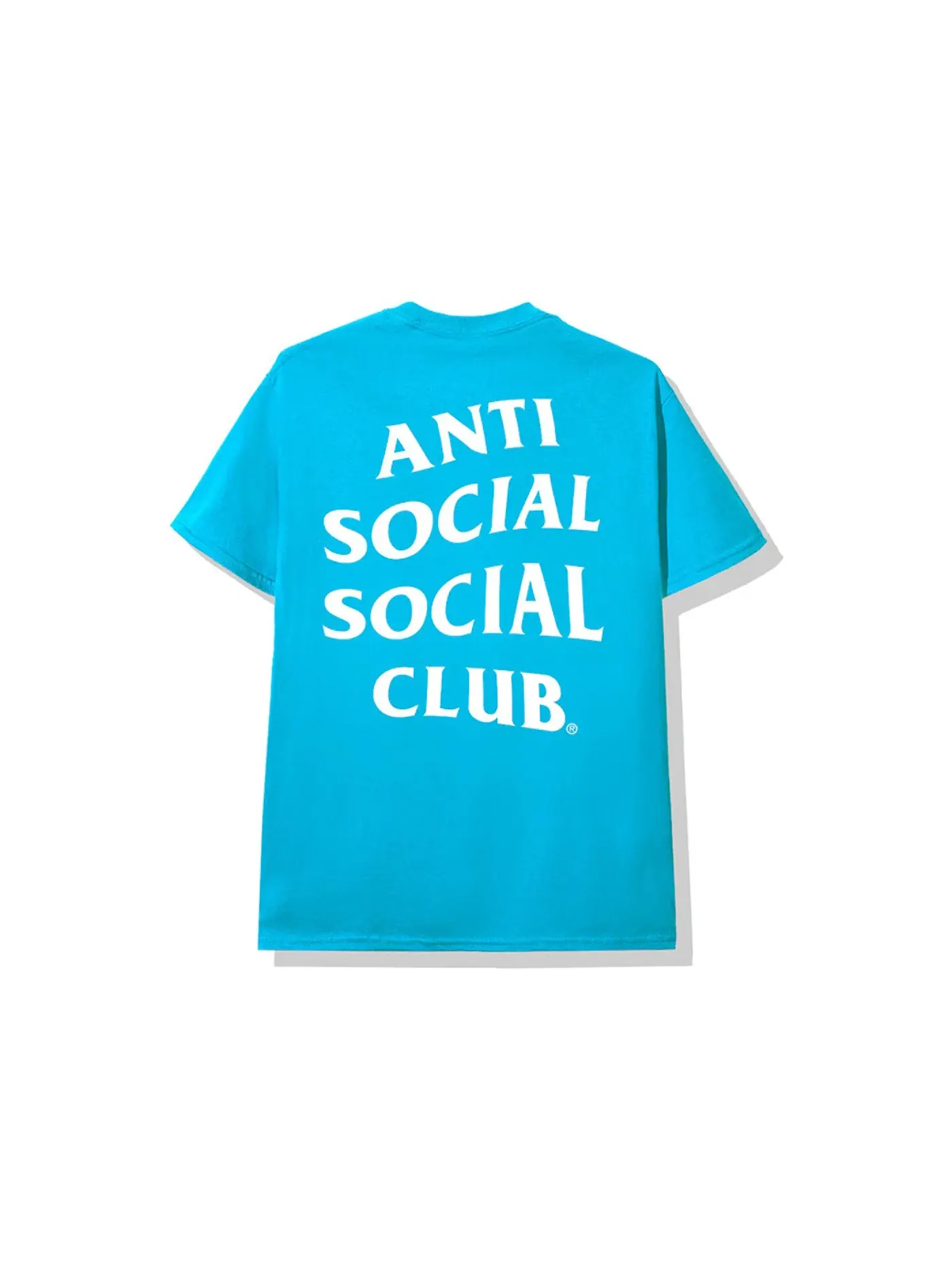 Мужская футболка с принтом Anti Social Social Club Tee — изображение 2 из 2, синий