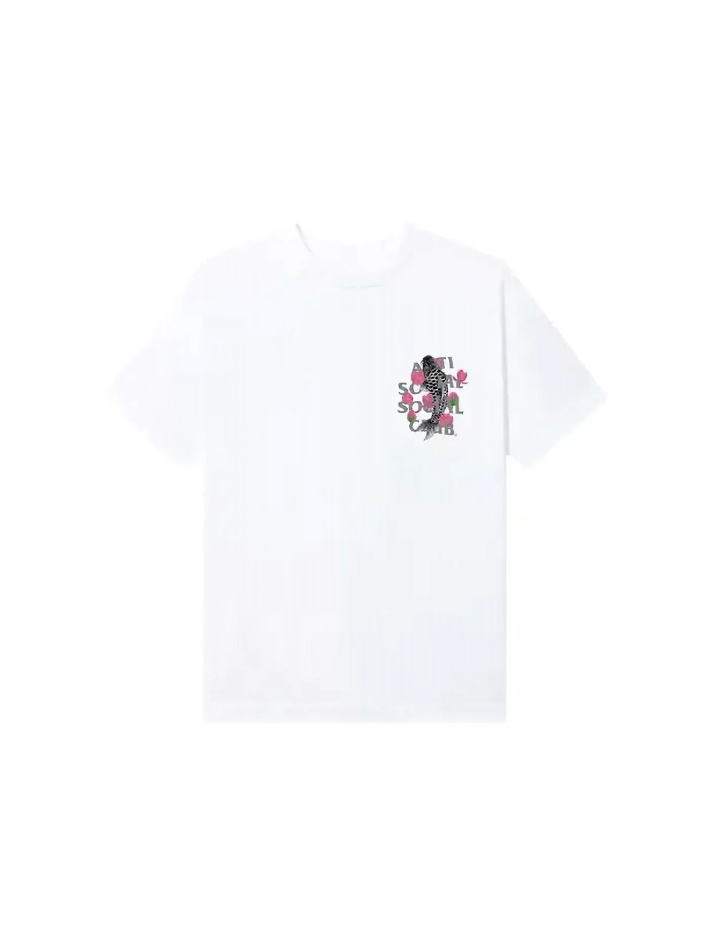 Мужская футболка с принтом Anti Social Social Club Tee — изображение 2 из 2, белый