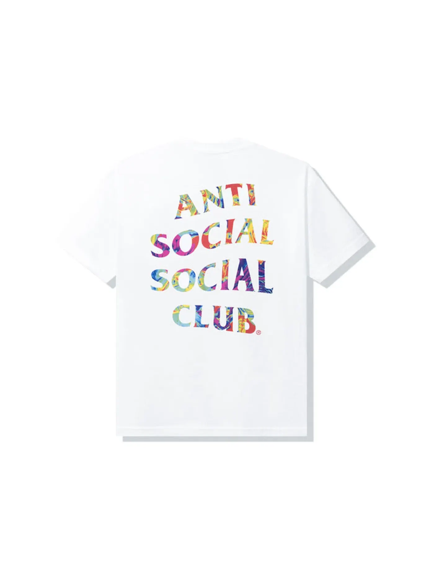 Мужская футболка с принтом Anti Social Social Club T-shirt — изображение 1 из 2, белый