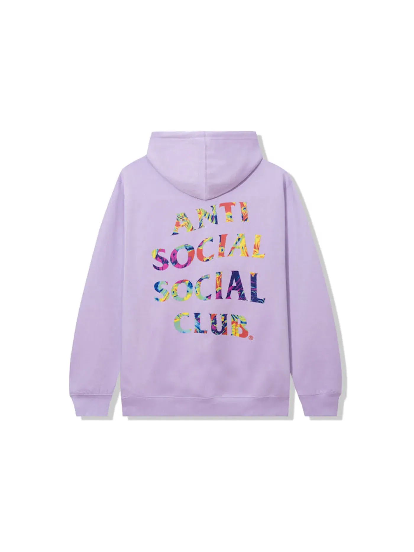Мужской худи с принтом Anti Social Social Club — изображение 1 из 2, лавандовый