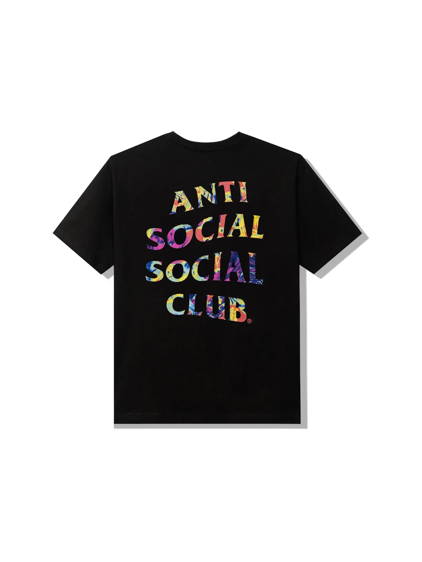 Мужская футболка с принтом Anti Social Social Club — изображение 2 из 2, черный