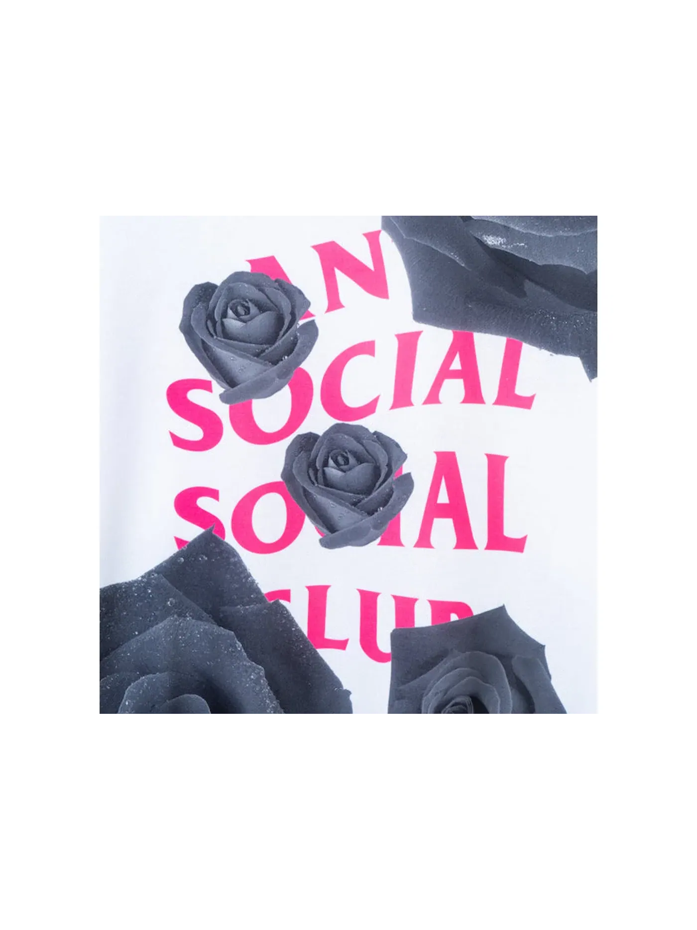 Мужская худи Petal To The Floor Anti Social Social Club — изображение 2 из 2, белый