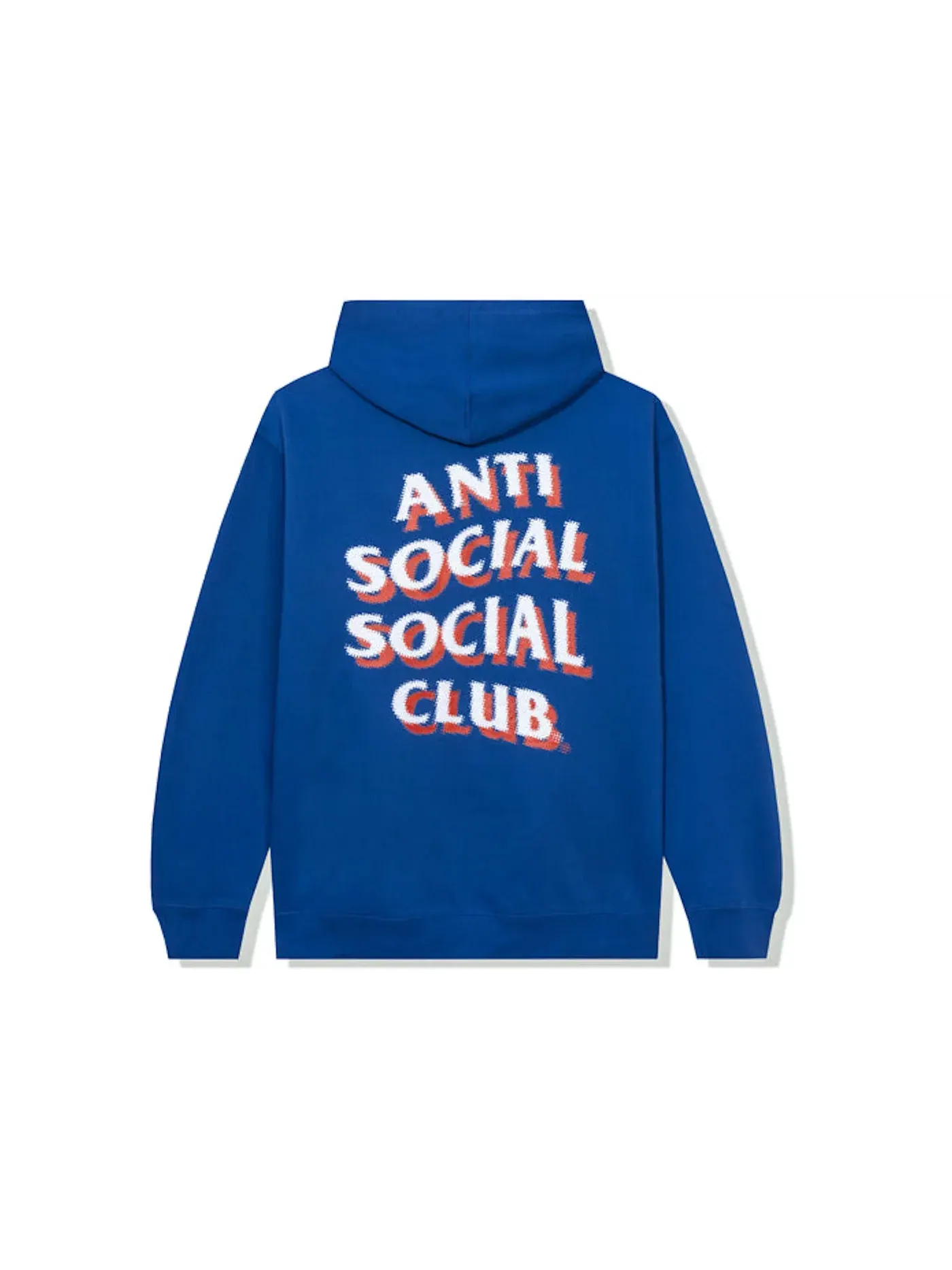 Мужское худи с принтом Anti Social Social Club — изображение 2 из 2, синий